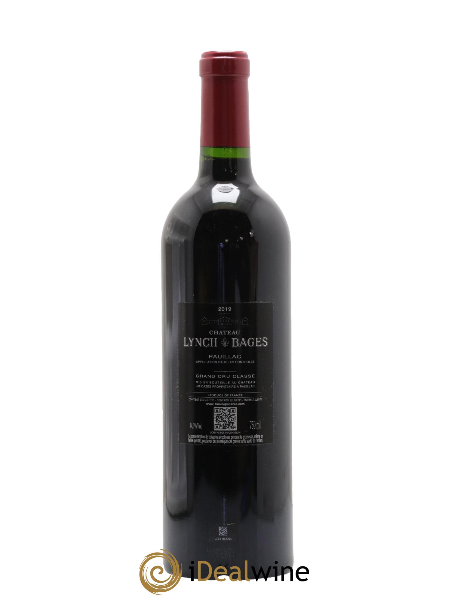 Château Lynch Bages 5ème Grand Cru Classé 2019 - Posten von 1 Flasche - 1