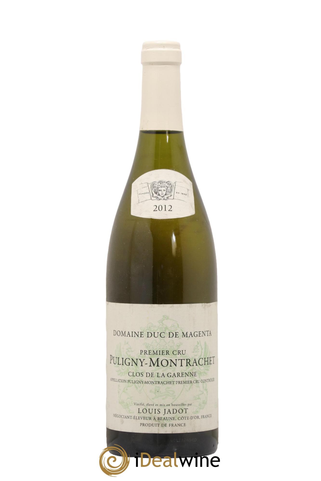 Puligny-Montrachet 1er Cru La Garenne Domaine Louis Jadot 2012 - Lot of 1 bottle - 0