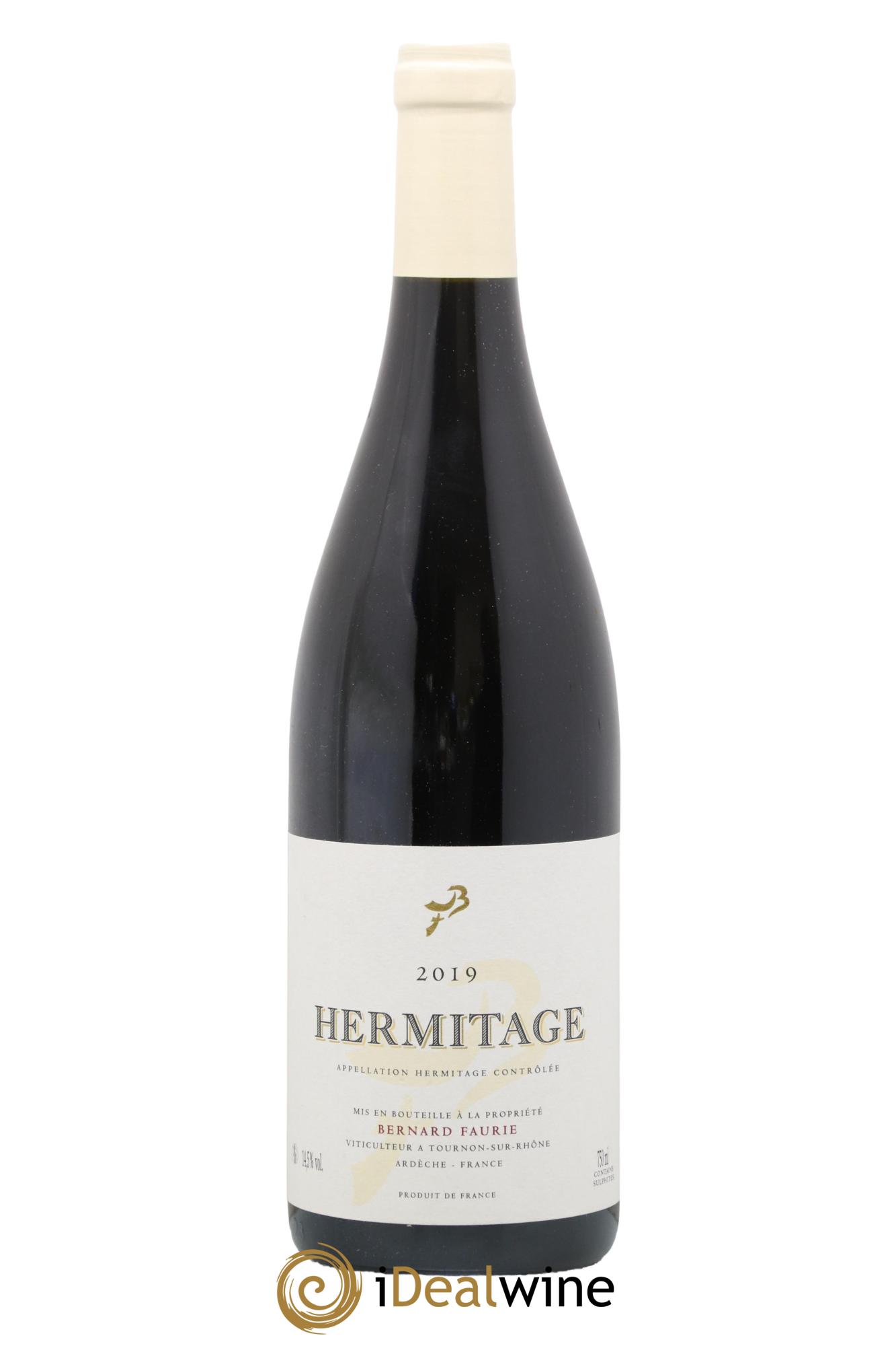 Hermitage Greffieux Bessards (capsule blanche) Bernard Faurie 2019 - Posten von 1 Flasche - 0