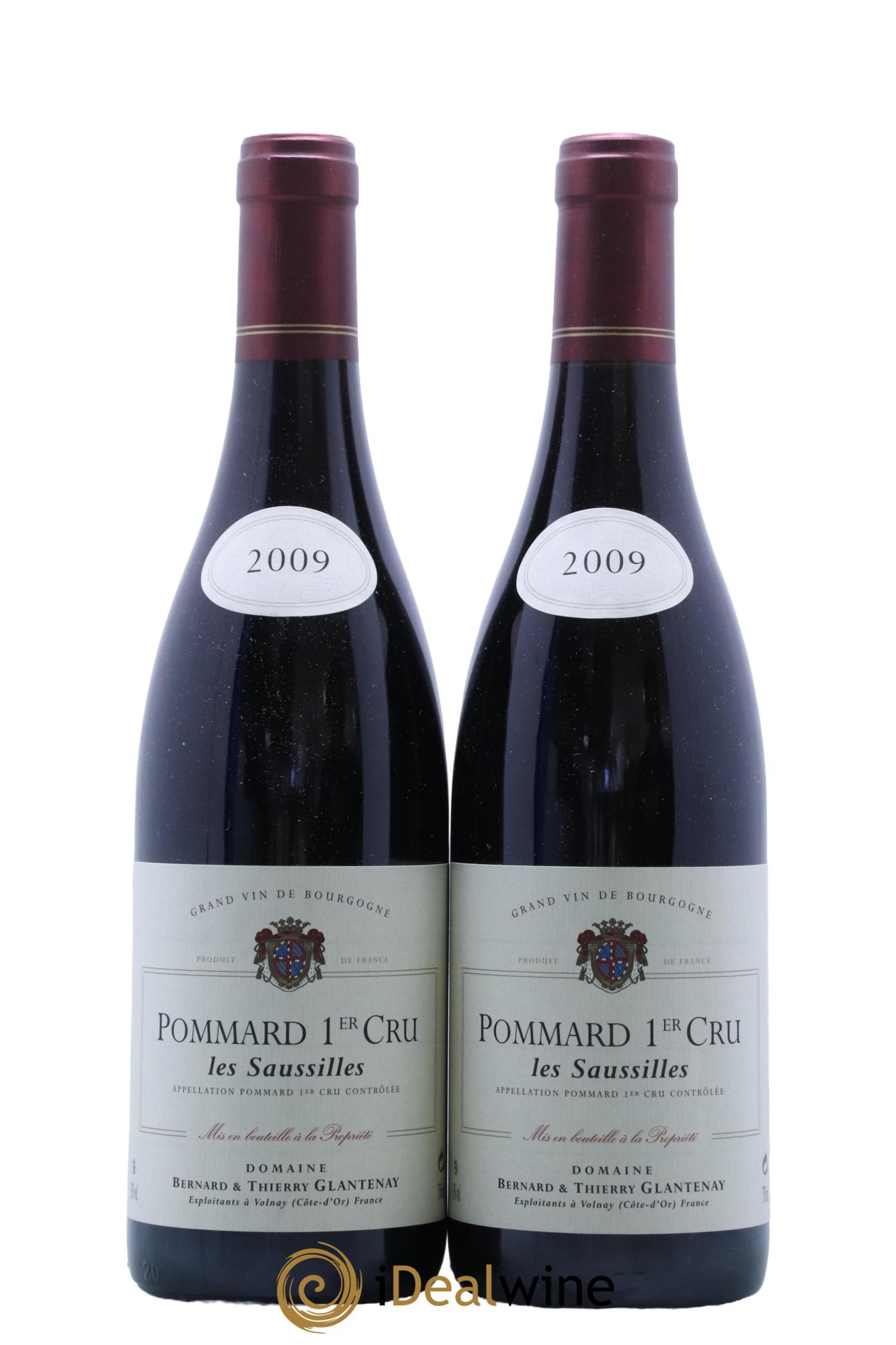 Pommard 1er Cru Les Saussilles Bernard et Thierry Glantenay (Domaine)  2009 - Lot de 2 bouteilles - 0