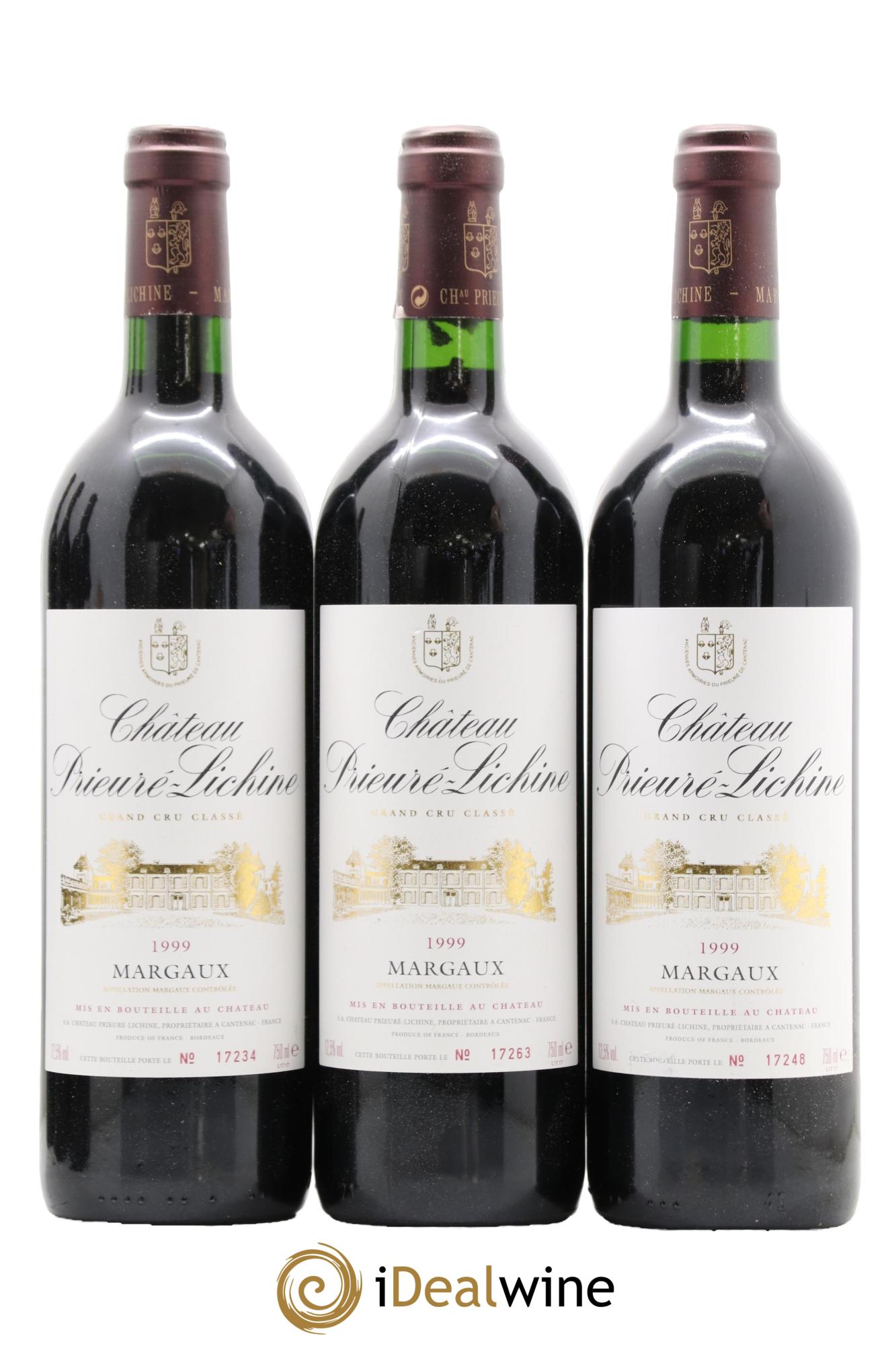 Château Prieuré Lichine 4ème Grand Cru Classé 1999 - Posten von 12 Flaschen - 3