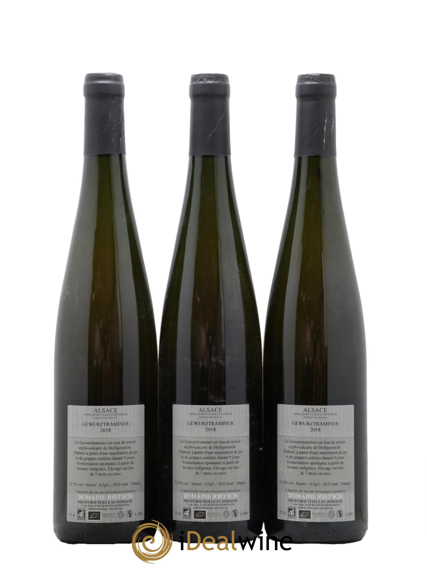 Gewurztraminer Demoiselle Rietsch 2018 - Lotto di 3 bottiglie - 1