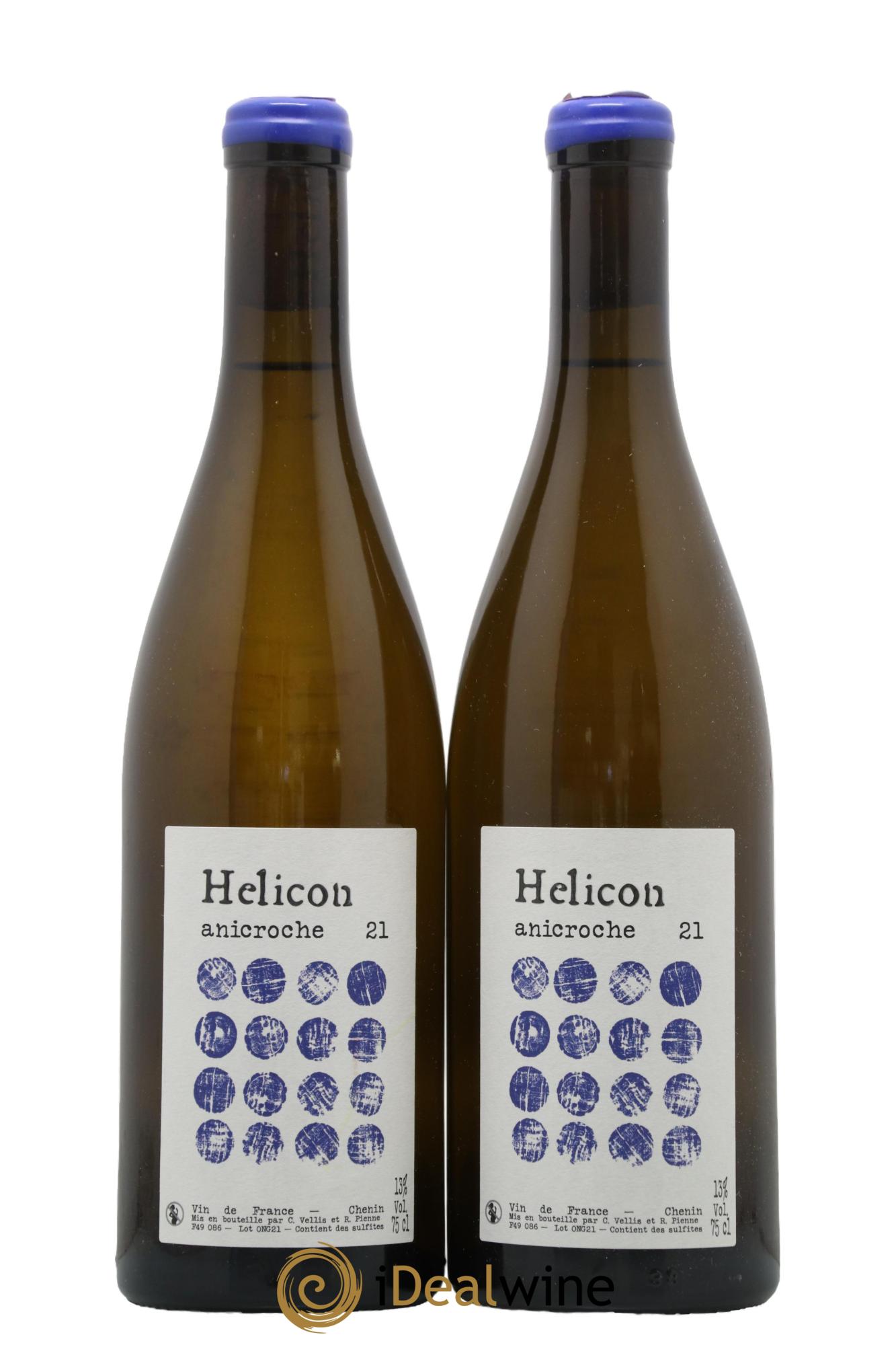 Vin de France Anicroche Helicon  2021 - Lot of 2 bottles - 0