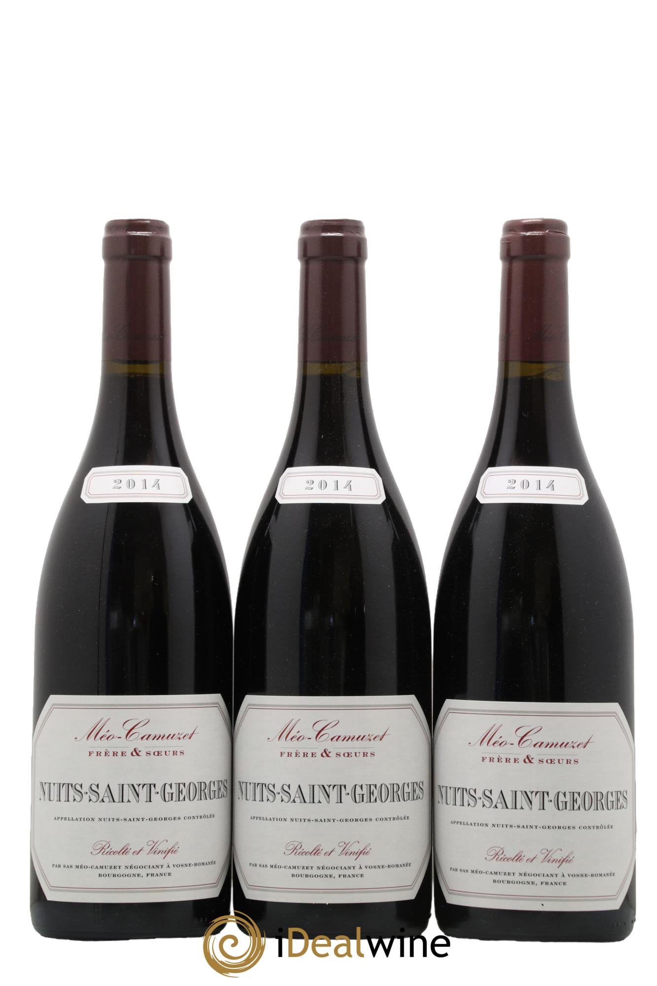 Nuits Saint-Georges Méo-Camuzet (Frère & Soeurs) 2014 - Lot de 3 bouteilles - 0