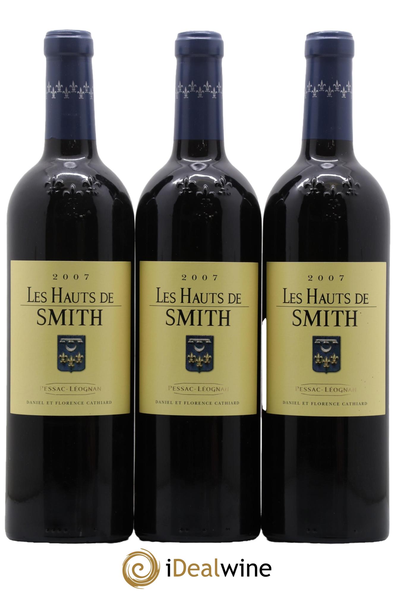 Les Hauts de Smith Second Vin 2007 - Posten von 3 Flaschen - 0