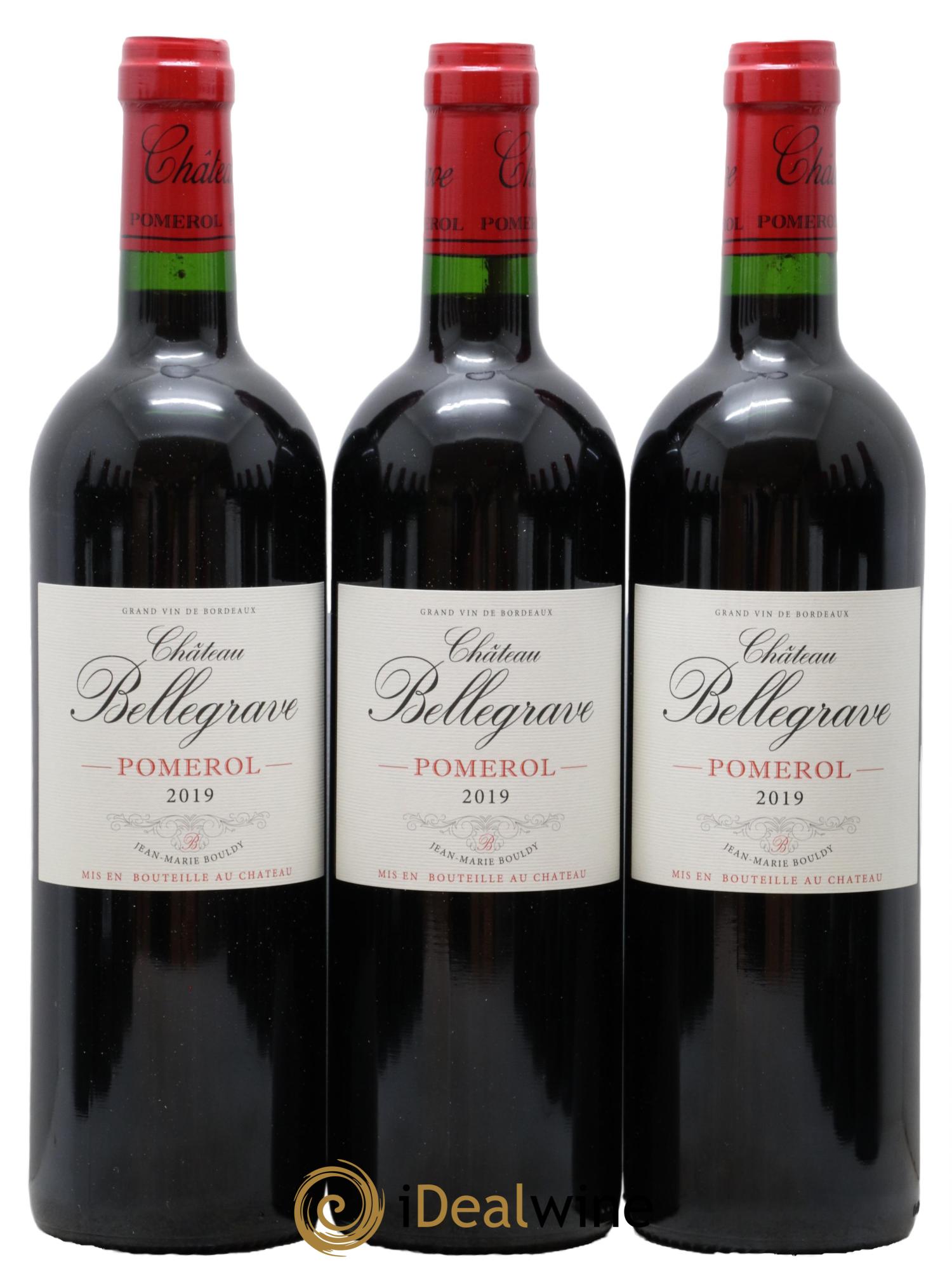 Château Bellegrave  2019 - Posten von 12 Flaschen - 1