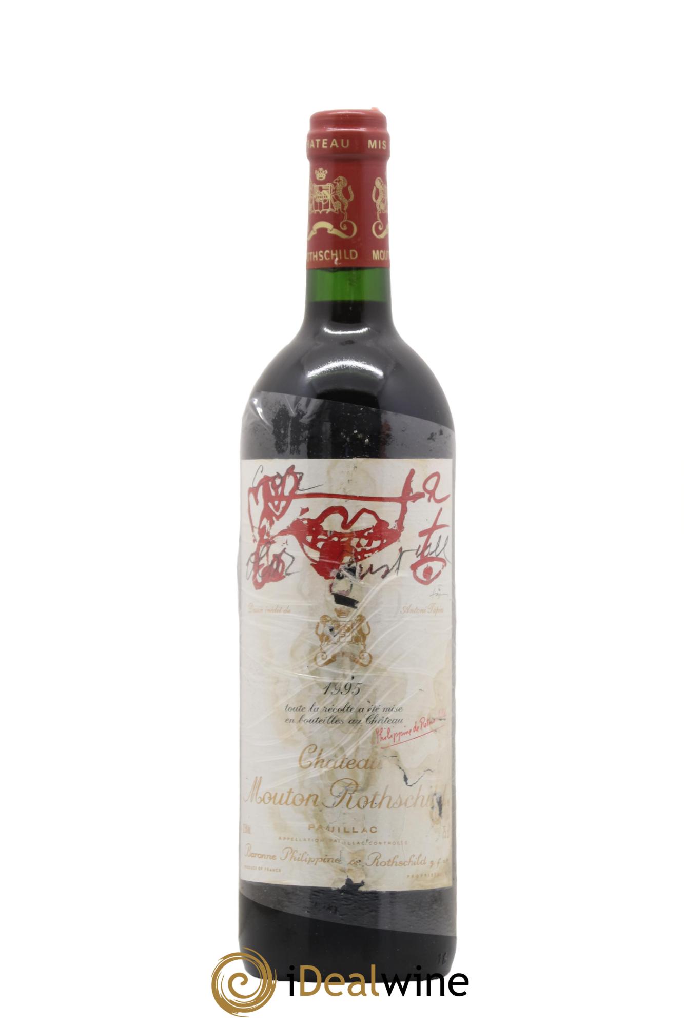 Château Mouton Rothschild 1er Grand Cru Classé 1995 - Lot of 1 bottle - 0