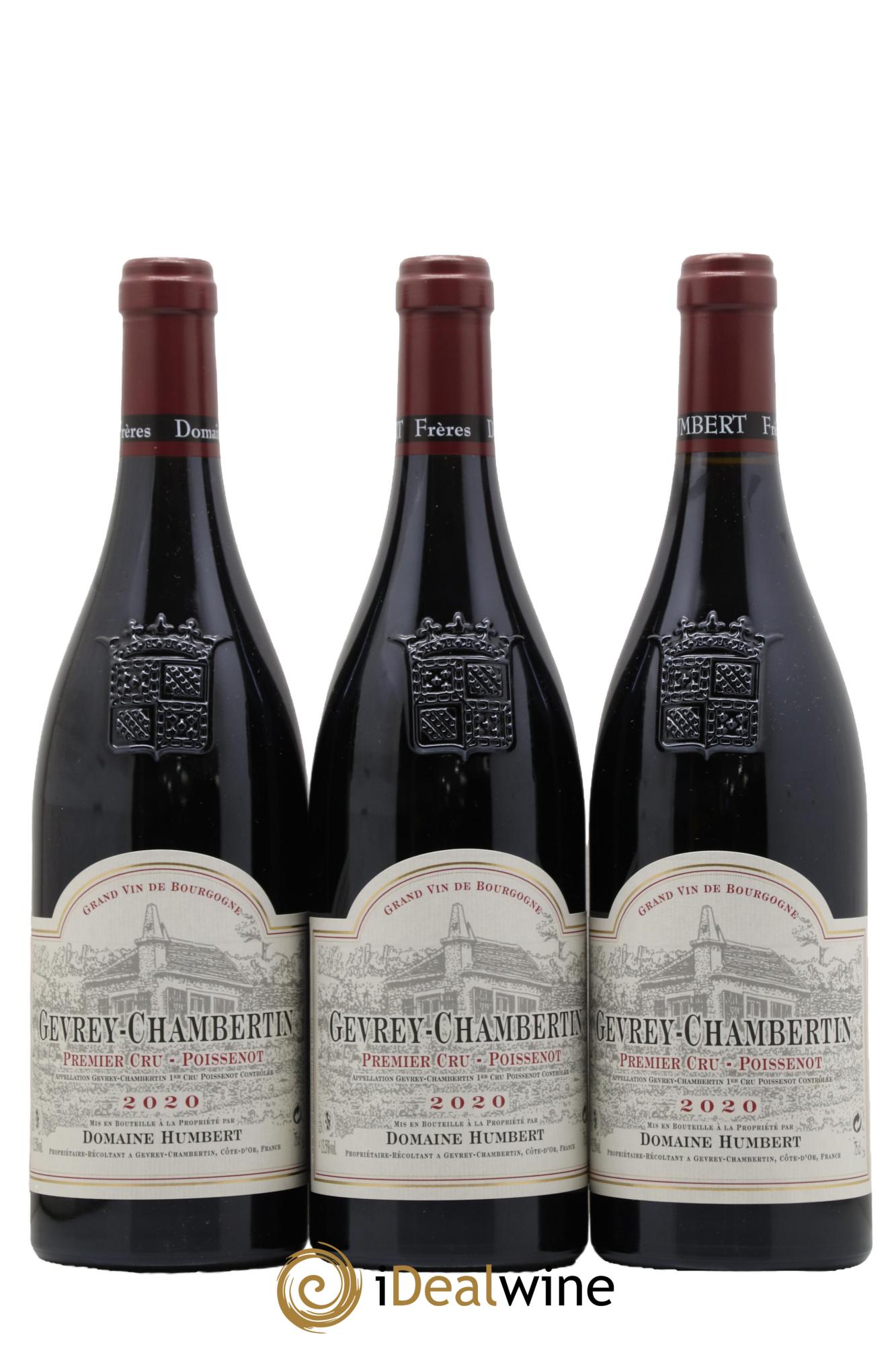 Gevrey-Chambertin 1er Cru Poissenot Humbert (Domaine) 2020 - Posten von 3 Flaschen - 0