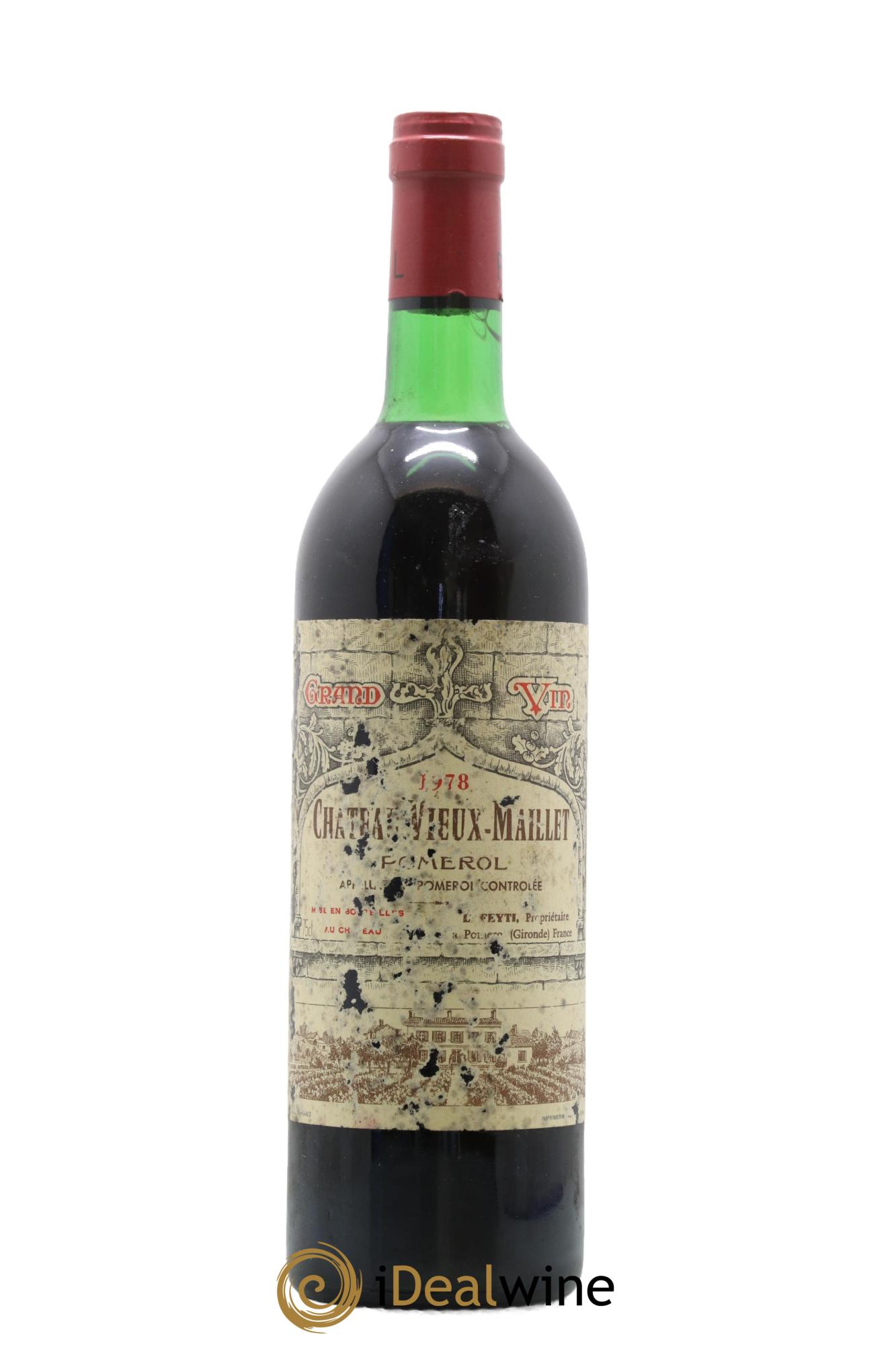 Château Vieux Maillet 1978 - Lot of 1 bottle - 0