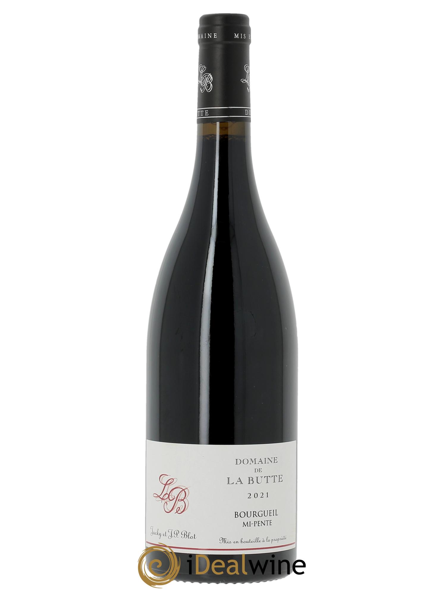 Bourgueil Mi-Pente Domaine de La Butte - Jacky Blot  2021 - Posten von 1 Flasche - 0