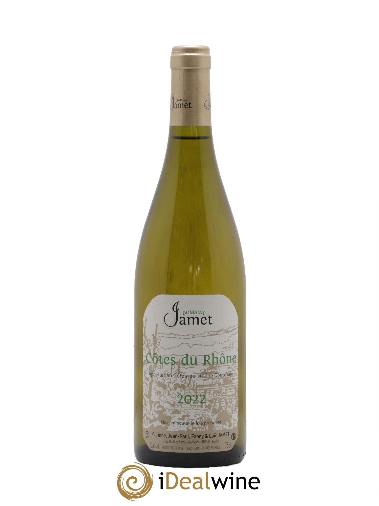 Côtes du Rhône Jamet (Domaine) 2022 - Lotto di 1 bottiglia - 0