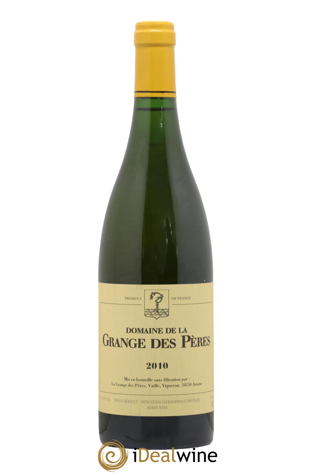 IGP Pays d'Hérault Grange des Pères Laurent Vaillé 2010 - Lot de 1 bouteille - 0