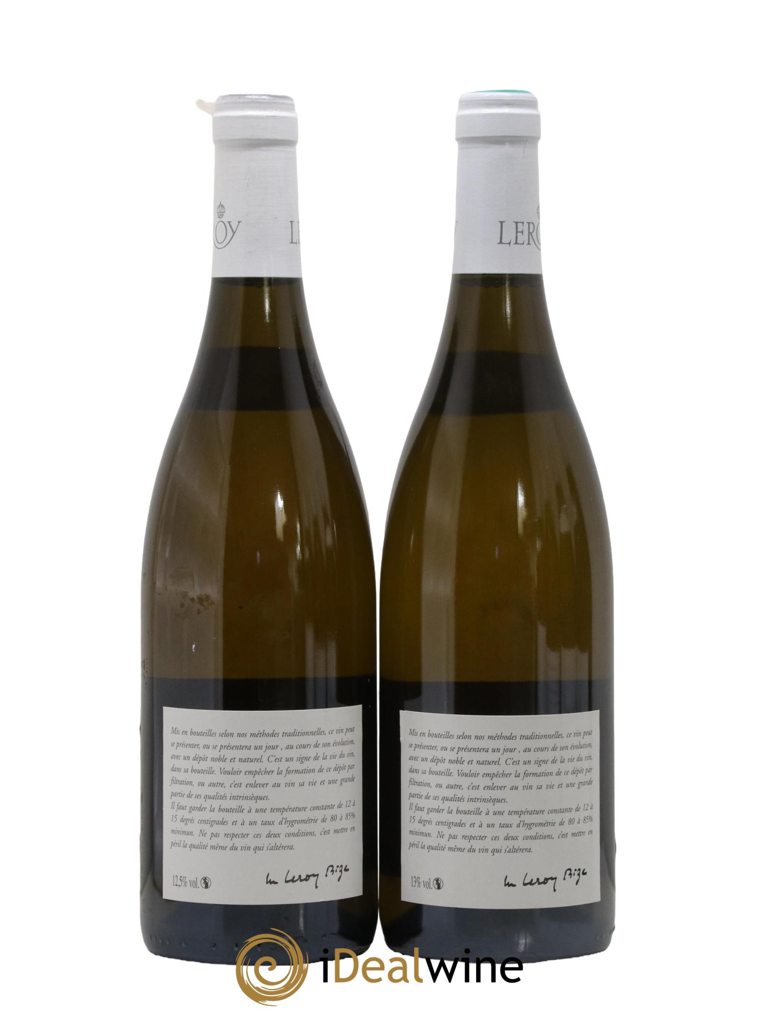 Meursault 1er Cru Les Bouchères Leroy SA 2007 - Lot de 2 bouteilles - 1