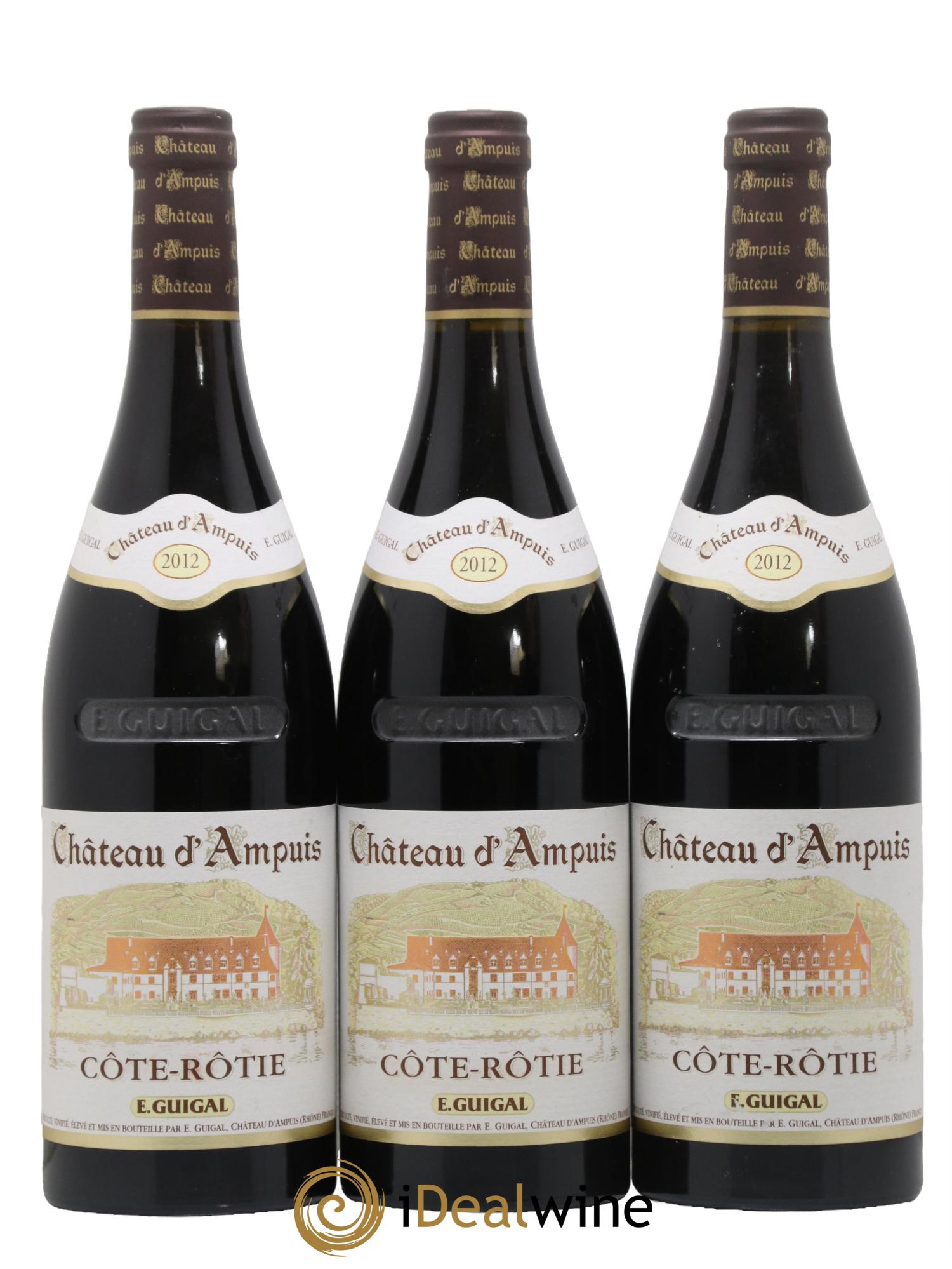 Côte-Rôtie Château d'Ampuis Guigal 2012 - Lot de 3 bouteilles - 0