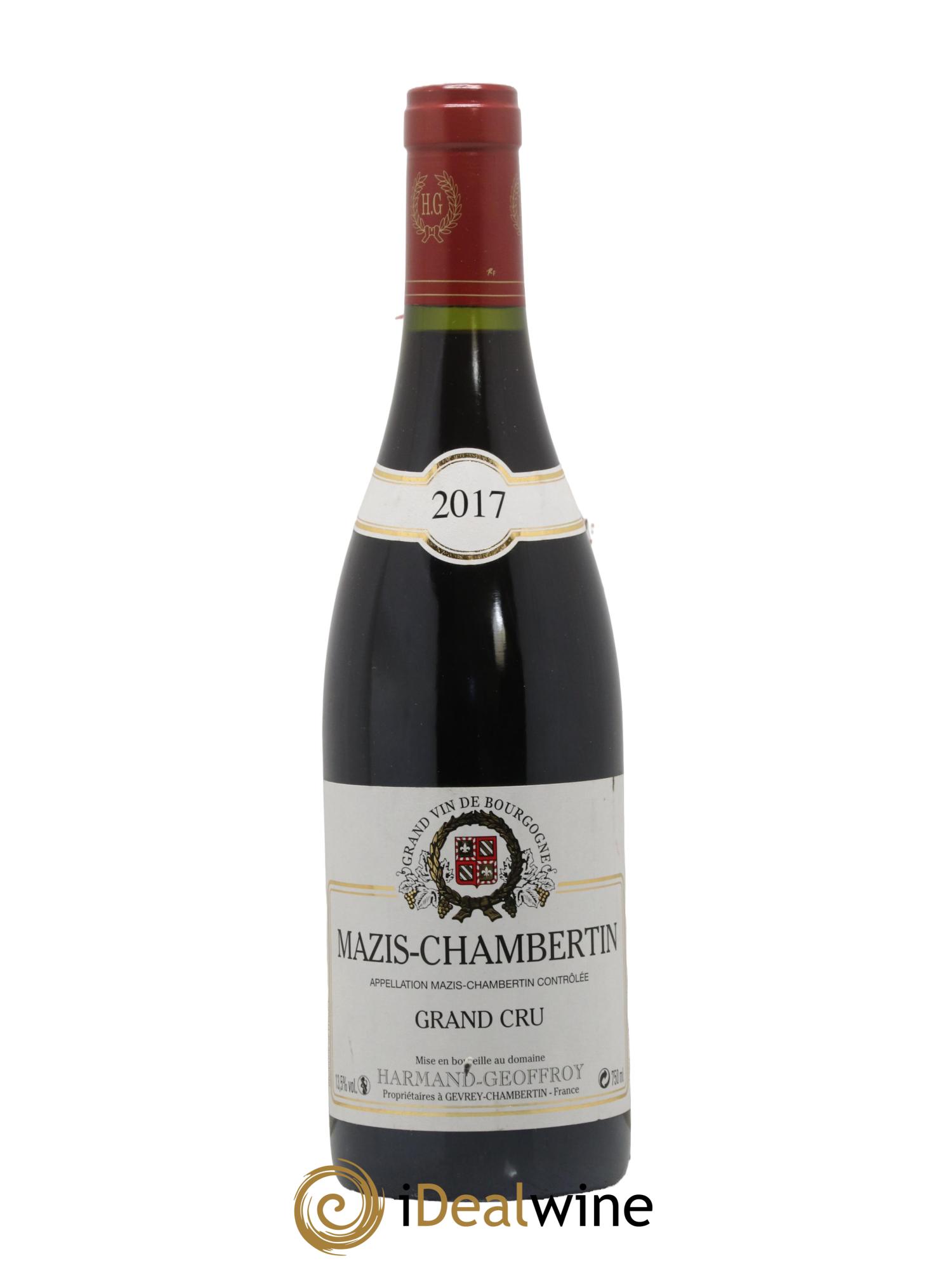 Mazis-Chambertin Grand Cru Harmand-Geoffroy (Domaine) 2017 - Lot of 1 bottle - 0