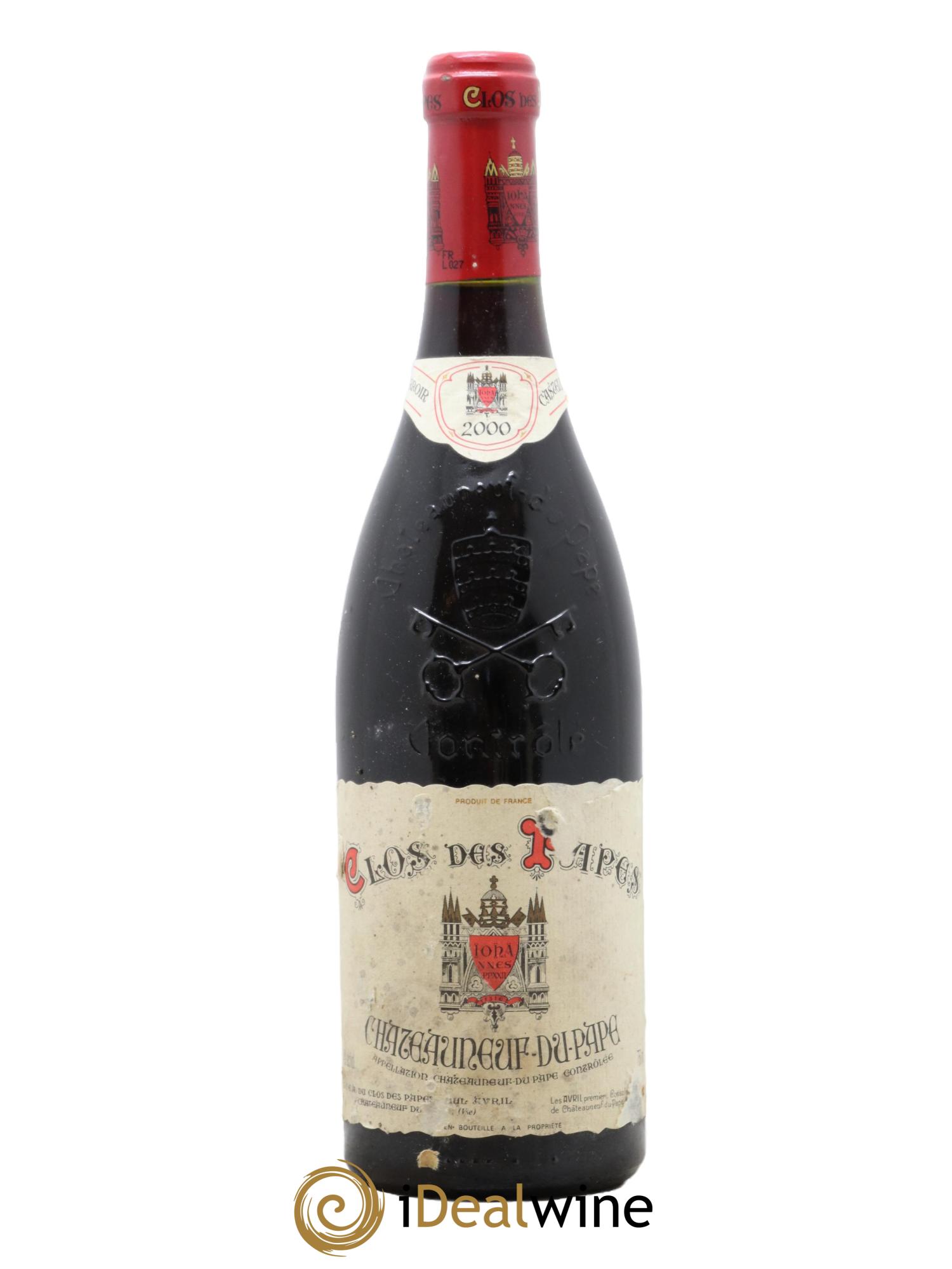 Châteauneuf-du-Pape Clos des Papes - Paul Avril 2000 - Lotto di 1 bottiglia - 0