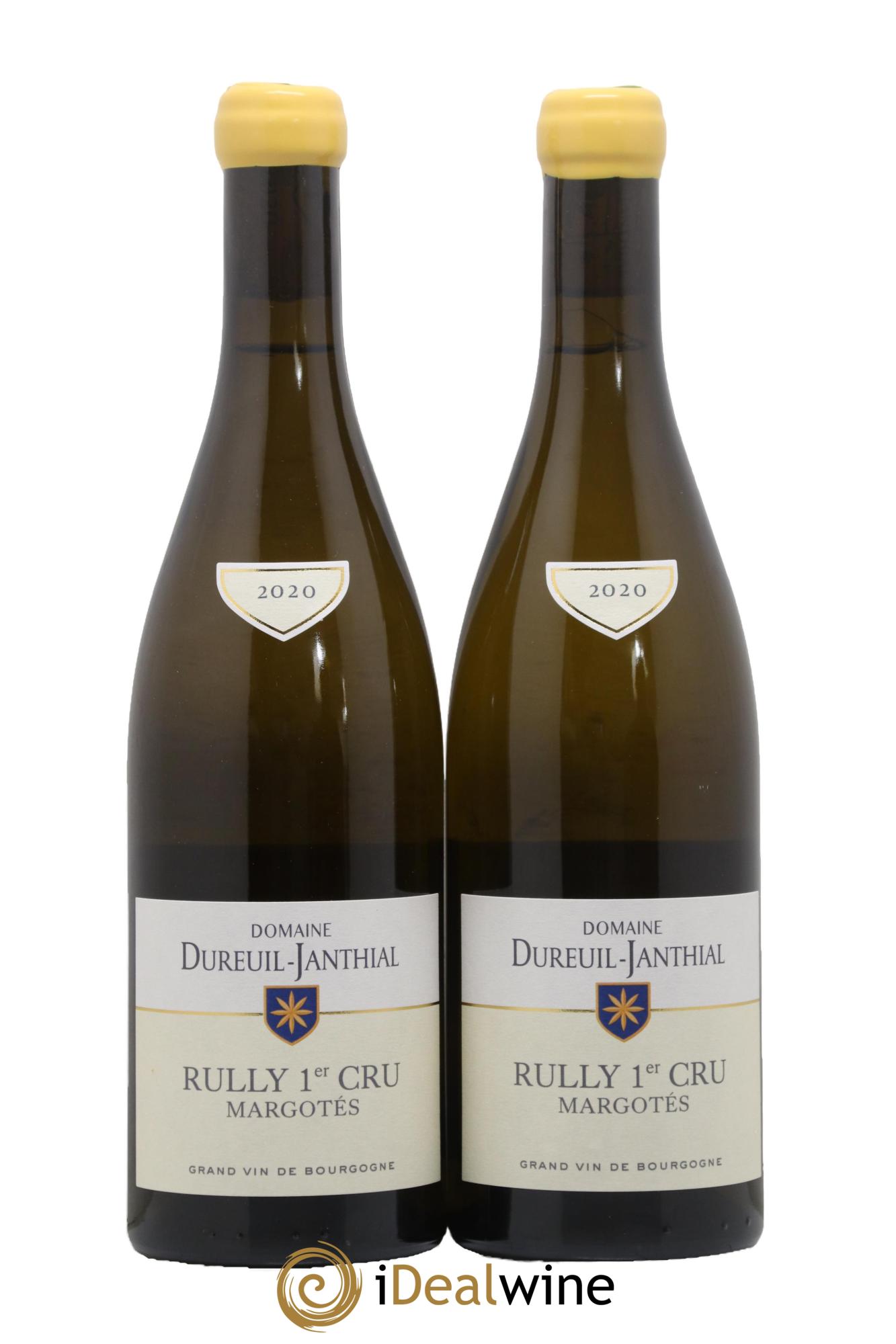 Rully 1er Cru Les Margotés Vincent Dureuil-Janthial  2020 - Lot de 2 bouteilles - 0