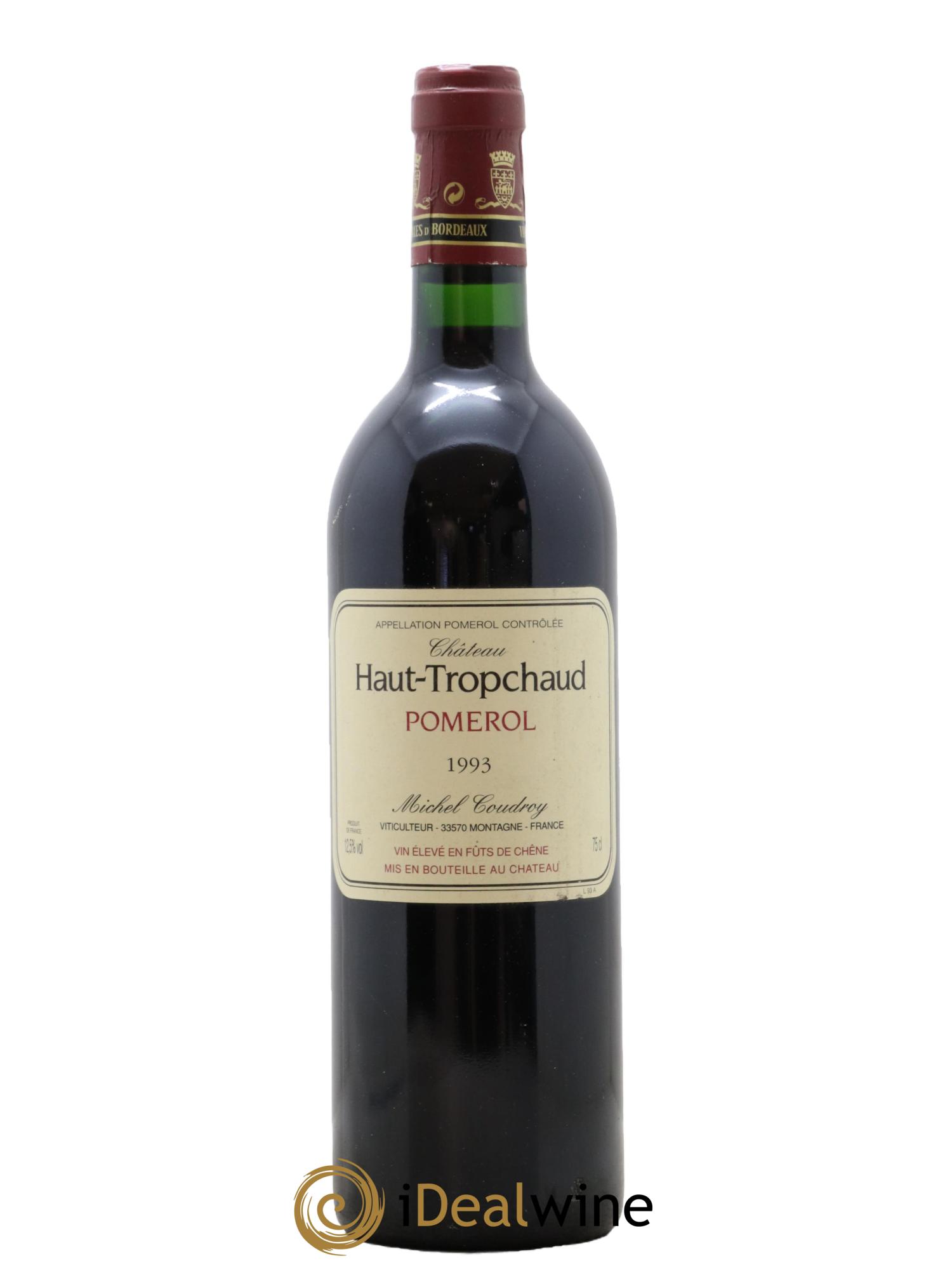 Château Haut Tropchaud 1993 - Lot de 1 bouteille - 0