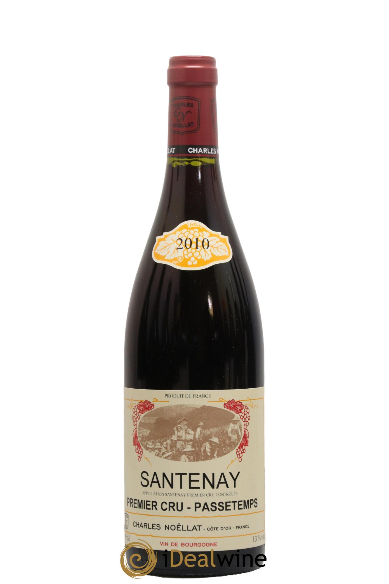 Santenay 1er Cru Passetemps Domaine Charles Noellat 2010 - Posten von 1 Flasche - 0