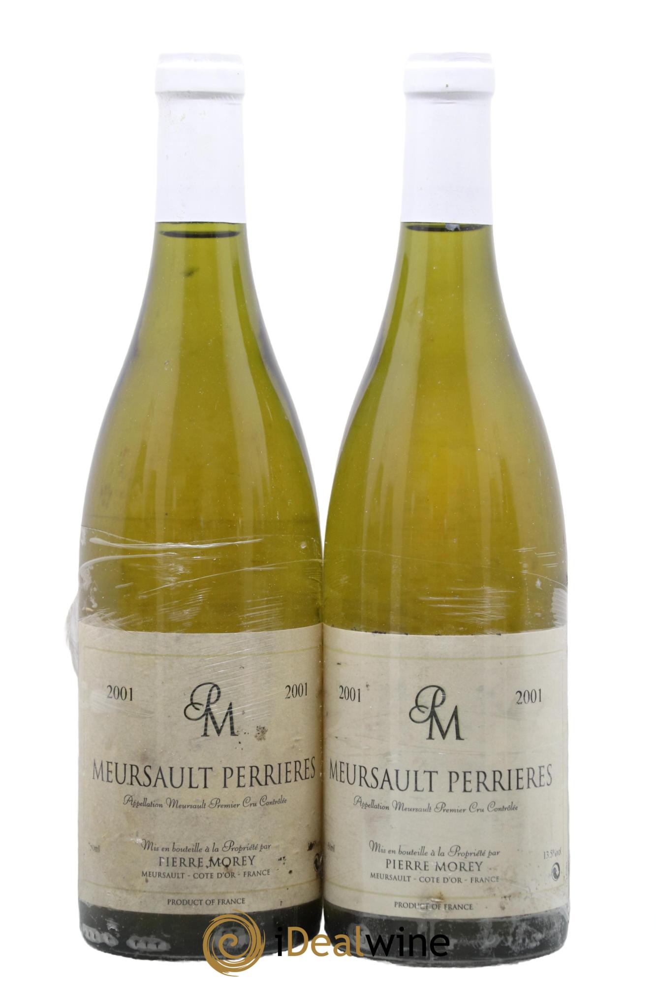 Meursault 1er Cru Perrières Pierre Morey (Domaine) 2001 - Lot de 2 bouteilles - 0