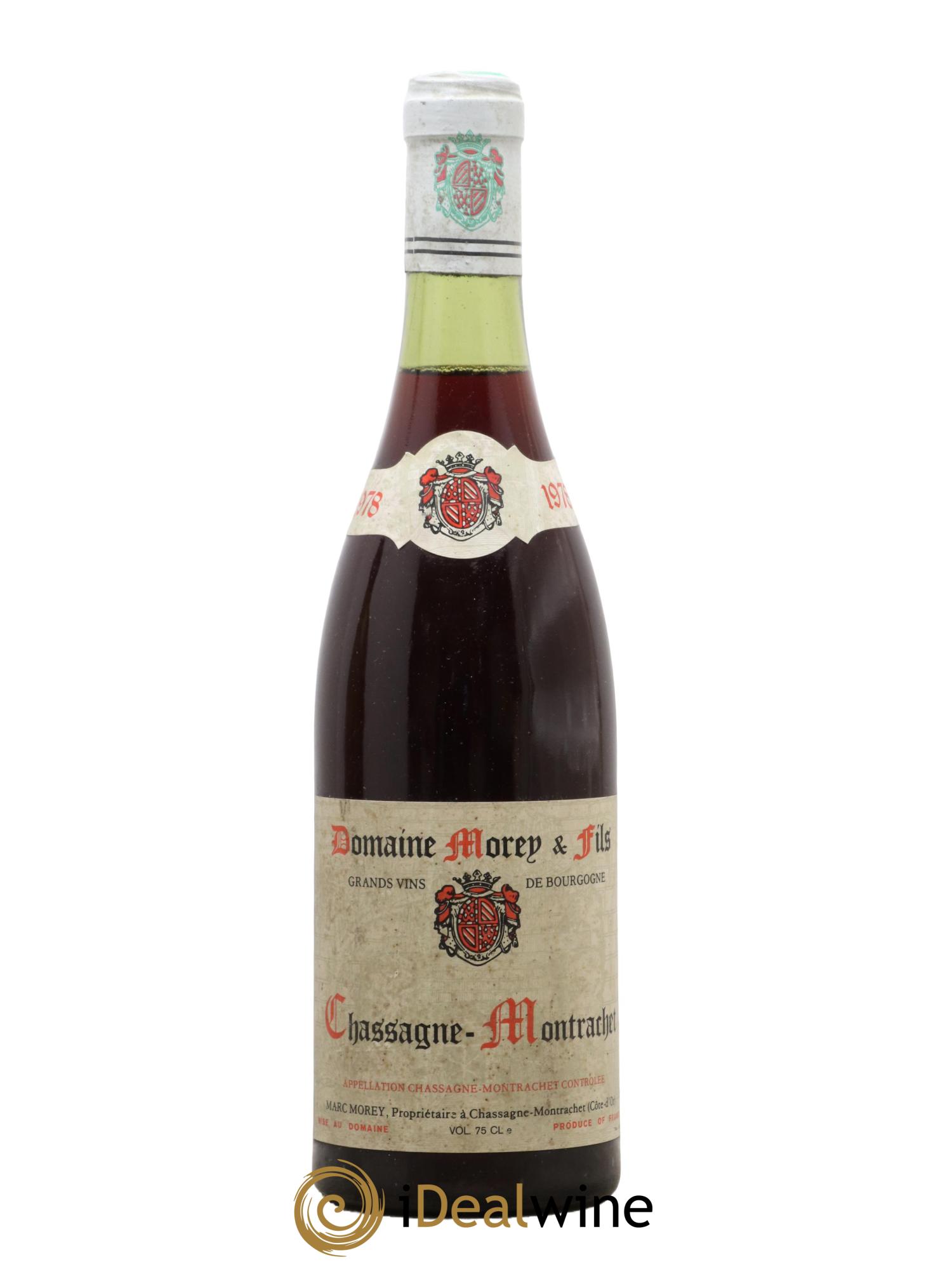 Chassagne-Montrachet Marc Morey 1978 - Lotto di 1 bottiglia - 0