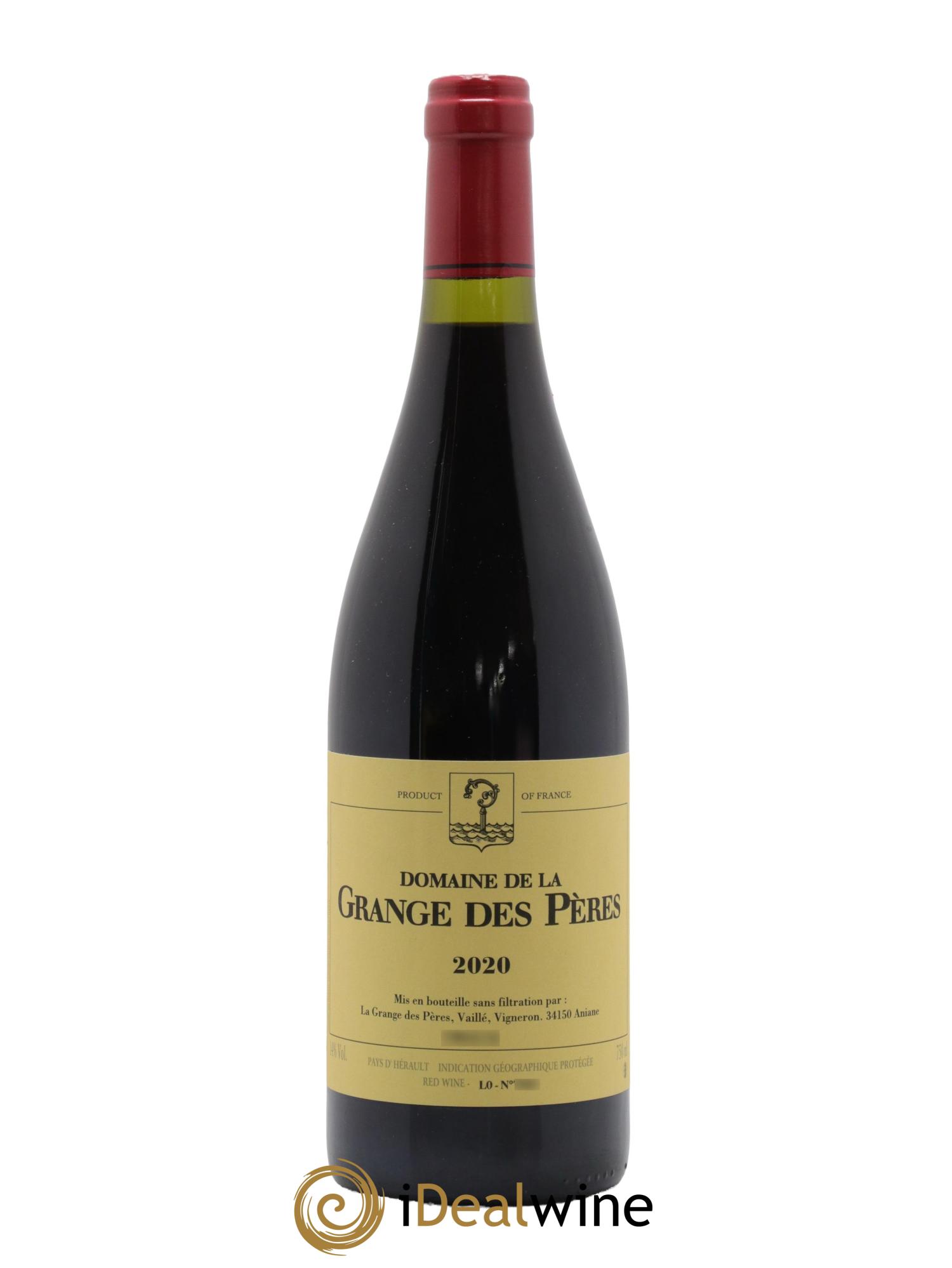 IGP Pays d'Hérault Grange des Pères Laurent Vaillé 2020 - Lot de 1 bouteille - 0