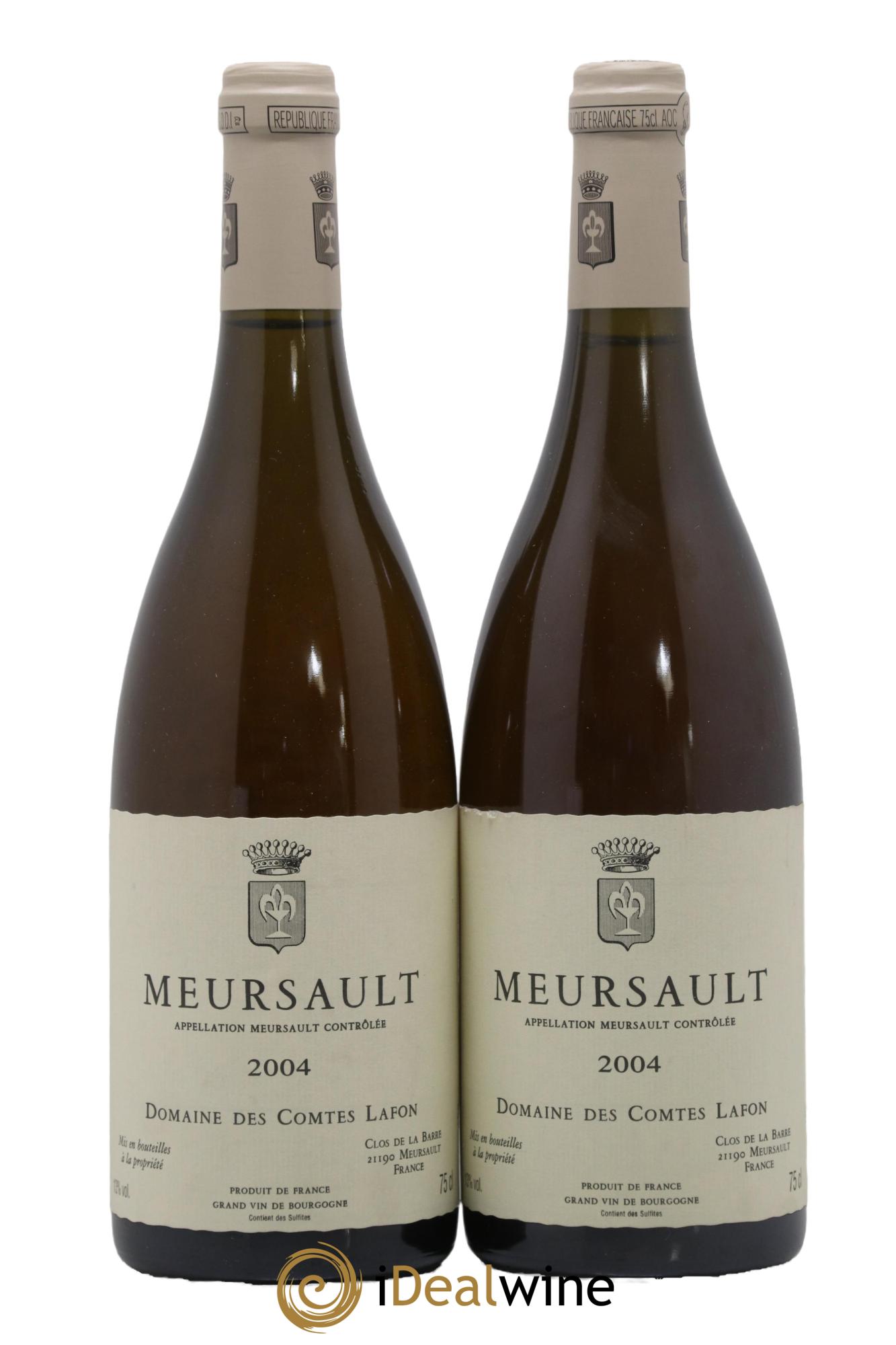 Meursault Comtes Lafon (Domaine des)  2004 - Lot of 2 bottles - 0