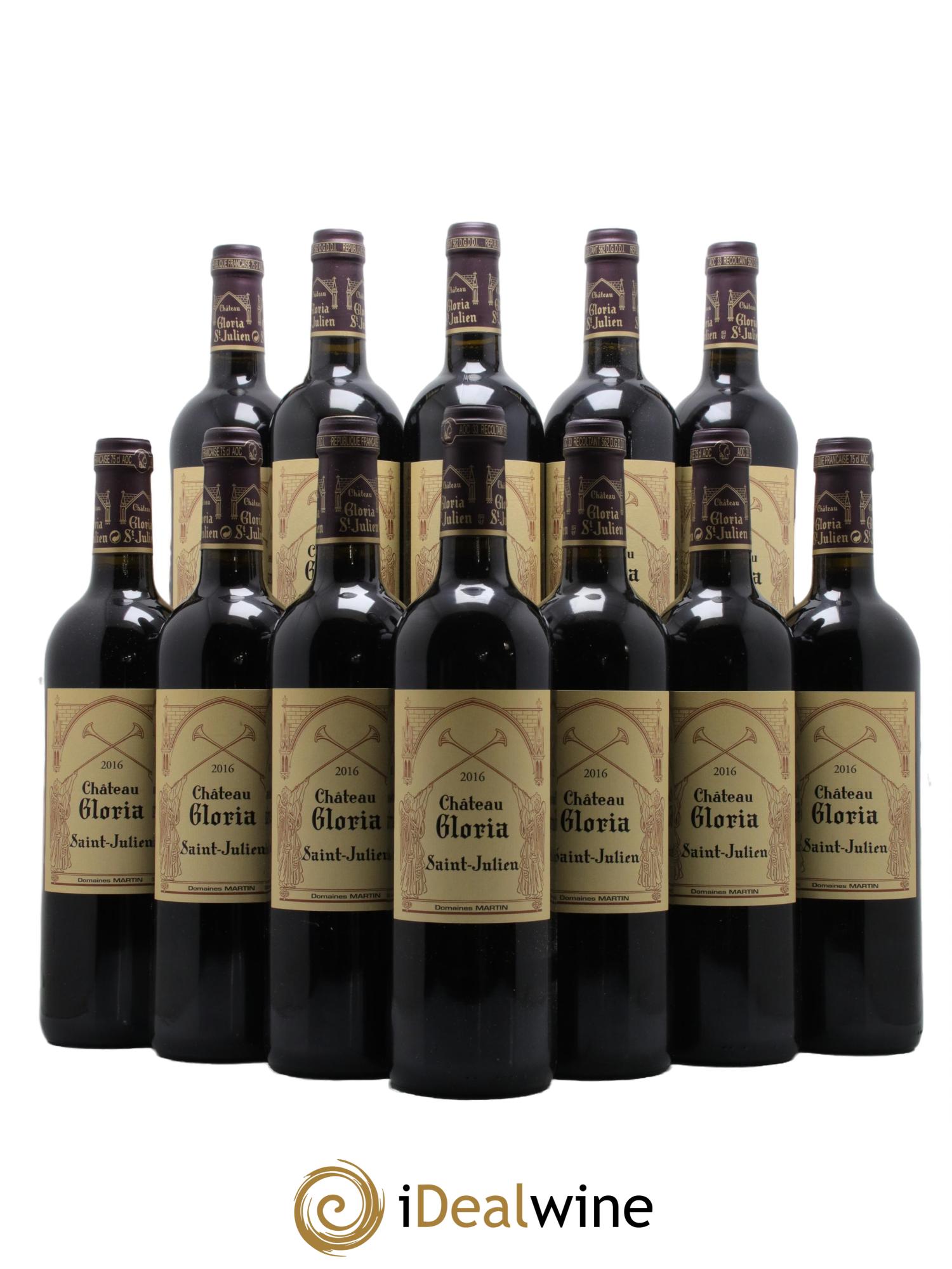 Château Gloria 2016 - Lot of 12 bottles - 0