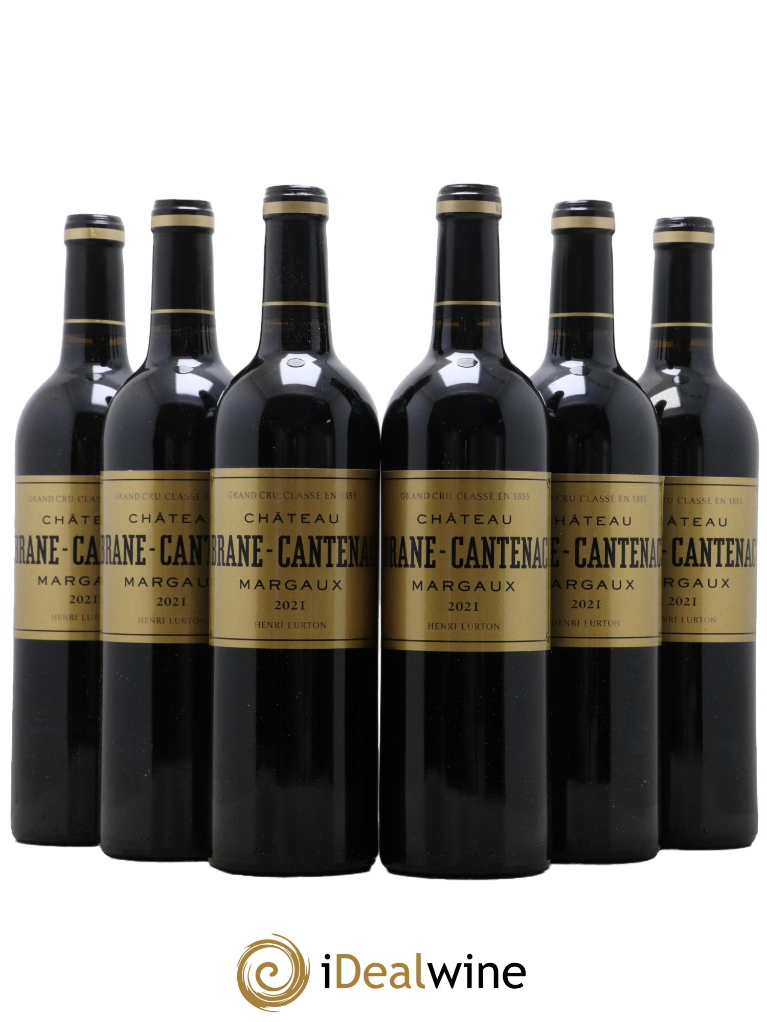 Château Brane Cantenac 2ème Grand Cru Classé 2021 - Lot of 6 bottles - 0