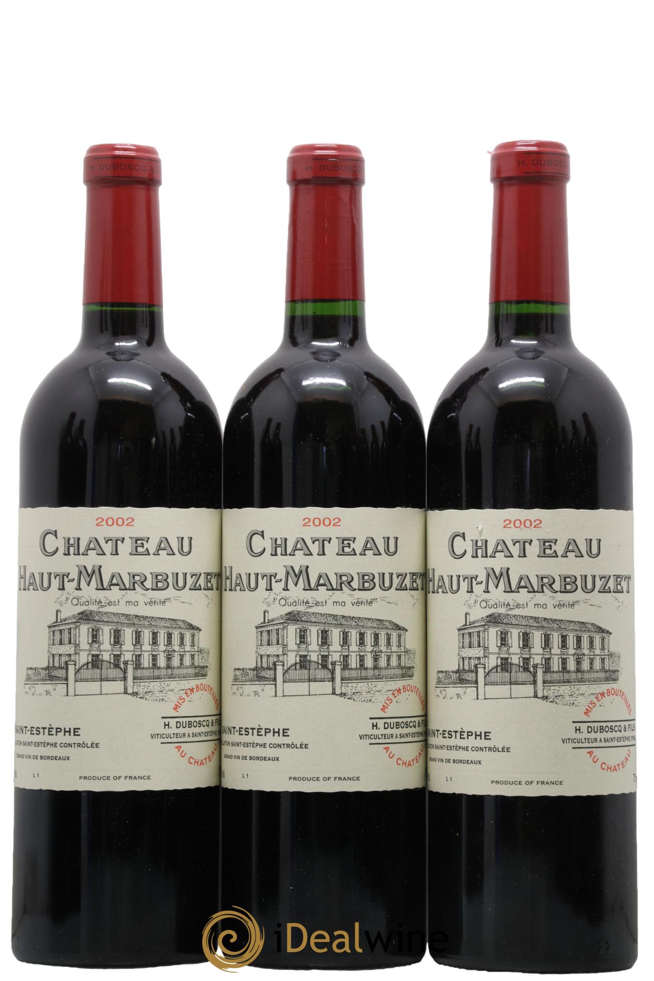 Château Haut Marbuzet 2002 - Lot de 12 bouteilles - 2