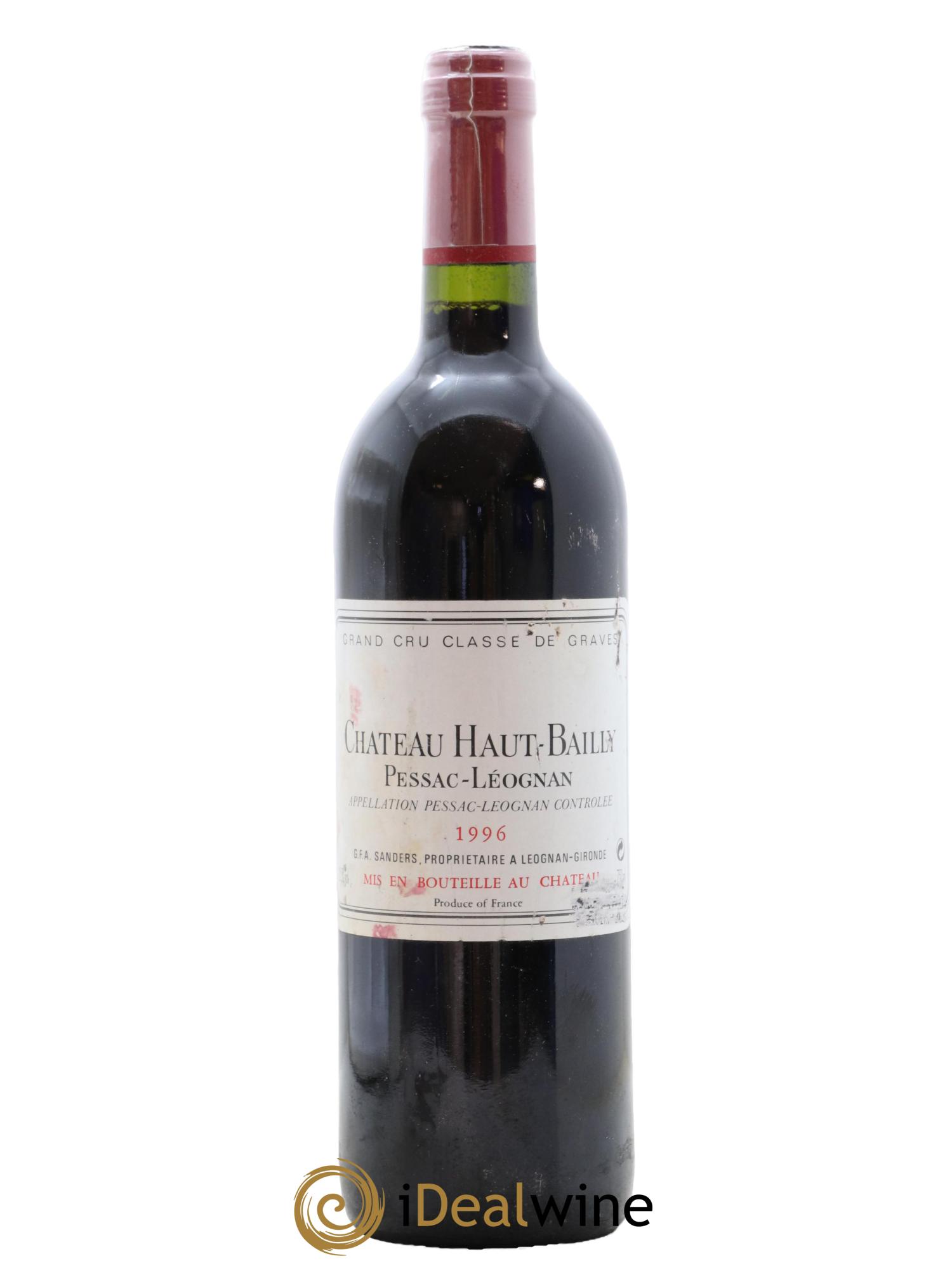 Château Haut-Bailly Cru Classé de Graves 1996 - Lotto di 1 bottiglia - 0