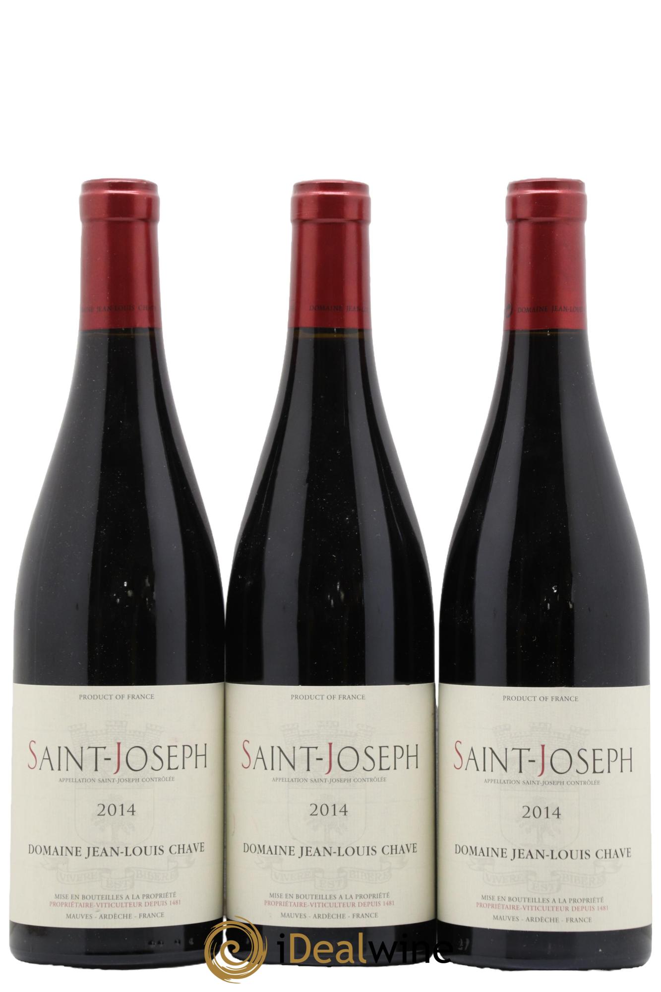 Saint-Joseph Jean-Louis Chave 2014 - Lot de 3 bouteilles - 0