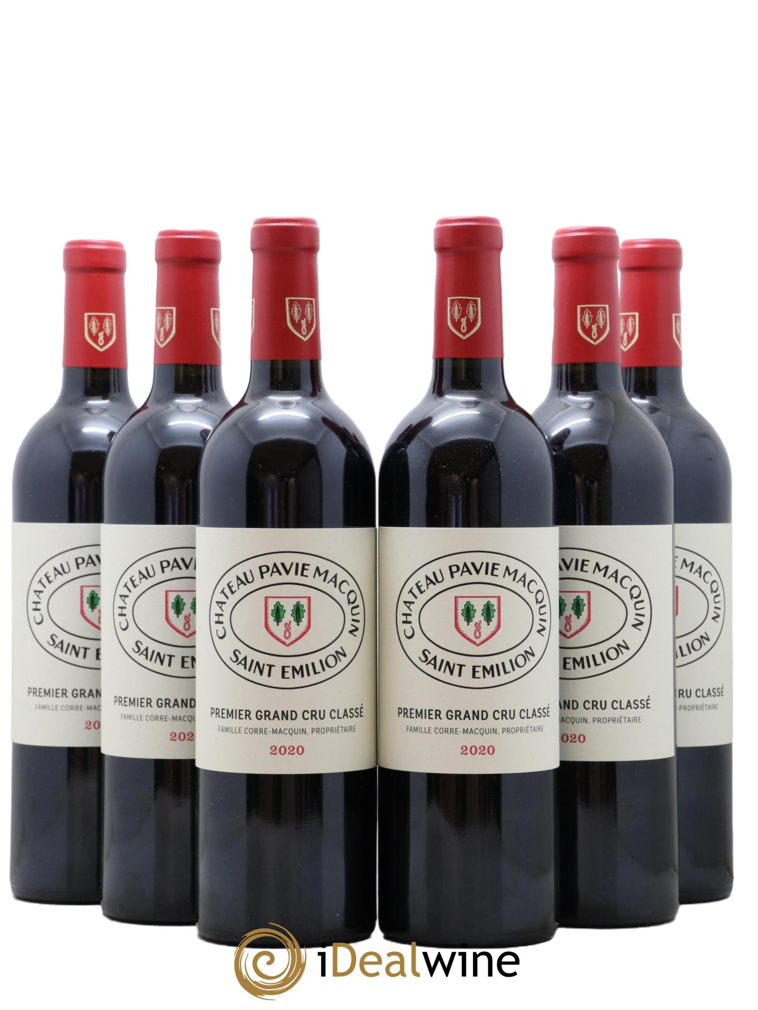 Château Pavie Macquin 1er Grand Cru Classé B 2020 - Lot de 6 bouteilles - 0