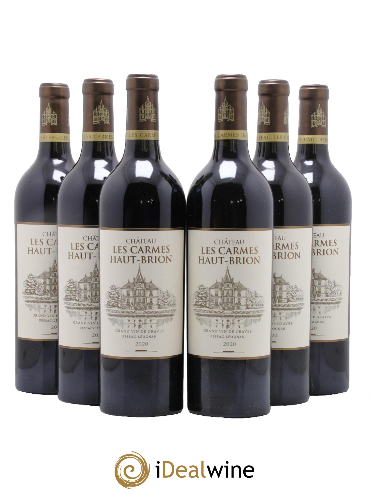 Château Les Carmes Haut-Brion 2020 - Lotto di 6 bottiglie - 0