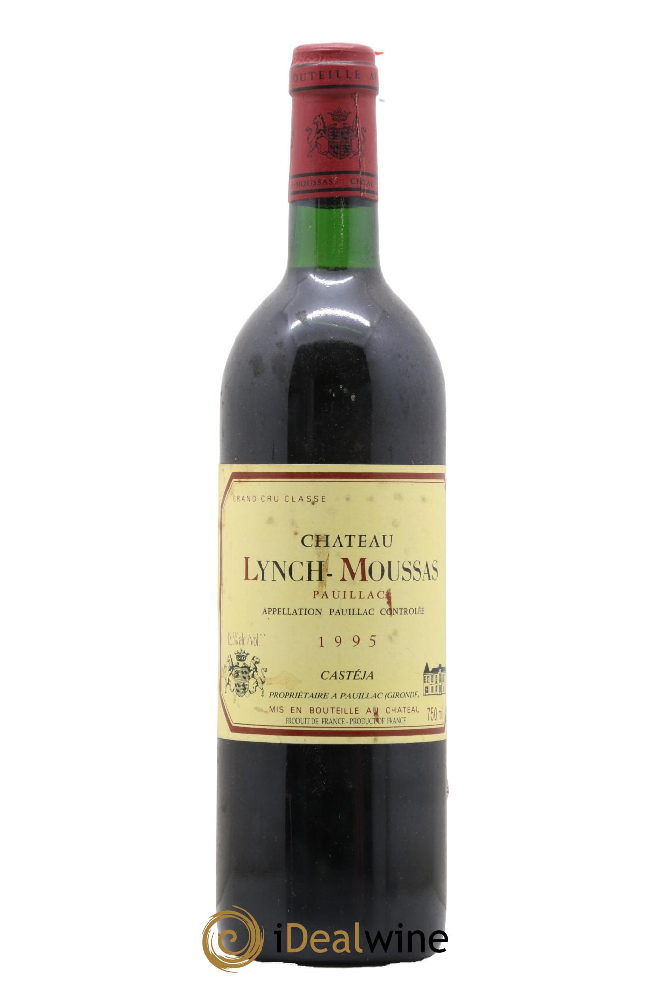 Château Lynch Moussas 5ème Grand Cru Classé 1995 - Posten von 1 Flasche - 0