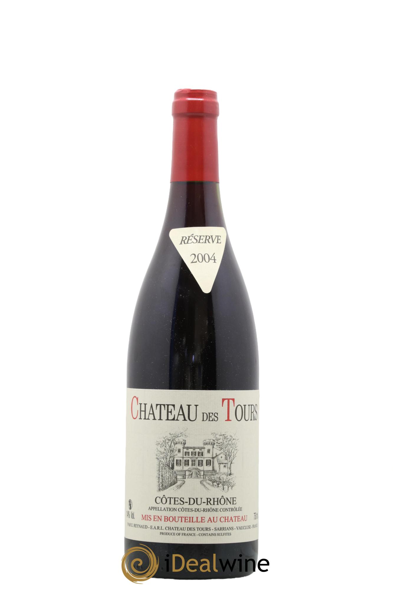 Côtes du Rhône Château des Tours Emmanuel Reynaud 2004 - Lot of 1 bottle - 0