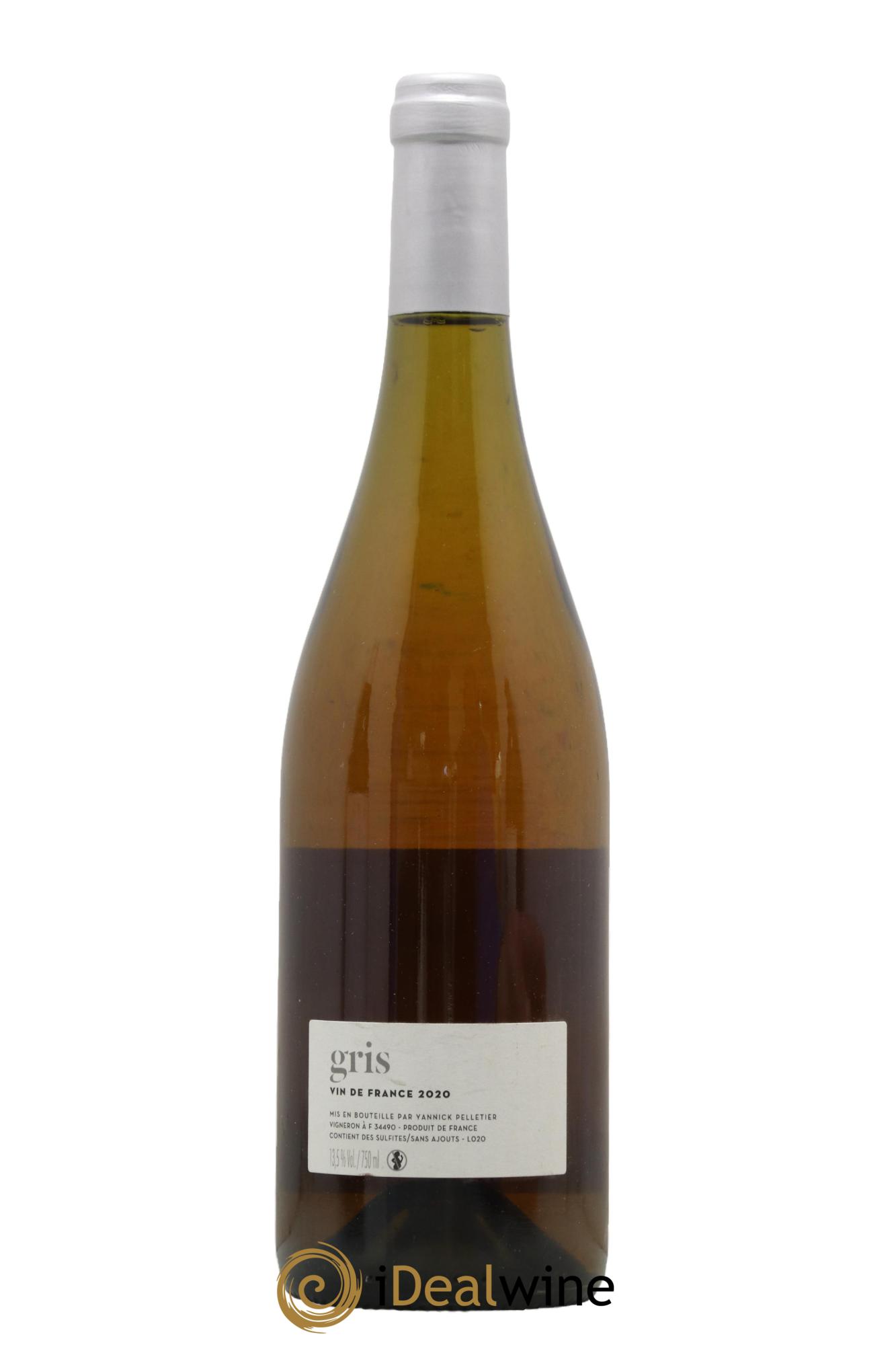 Vin de France Gris Yannick Pelletier 2020 - Lotto di 1 bottiglia - 1