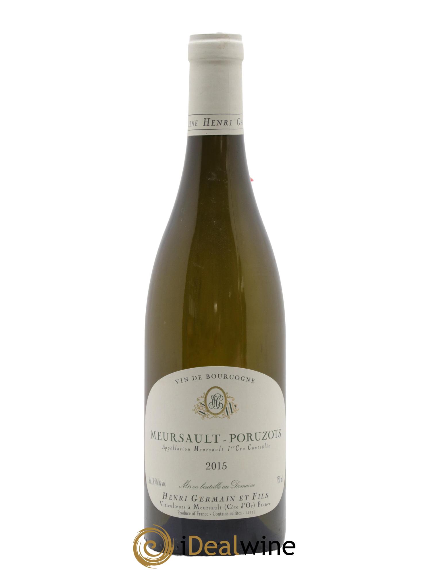 Meursault 1er Cru Poruzots Henri Germain 2015 - Lot of 1 bottle - 0