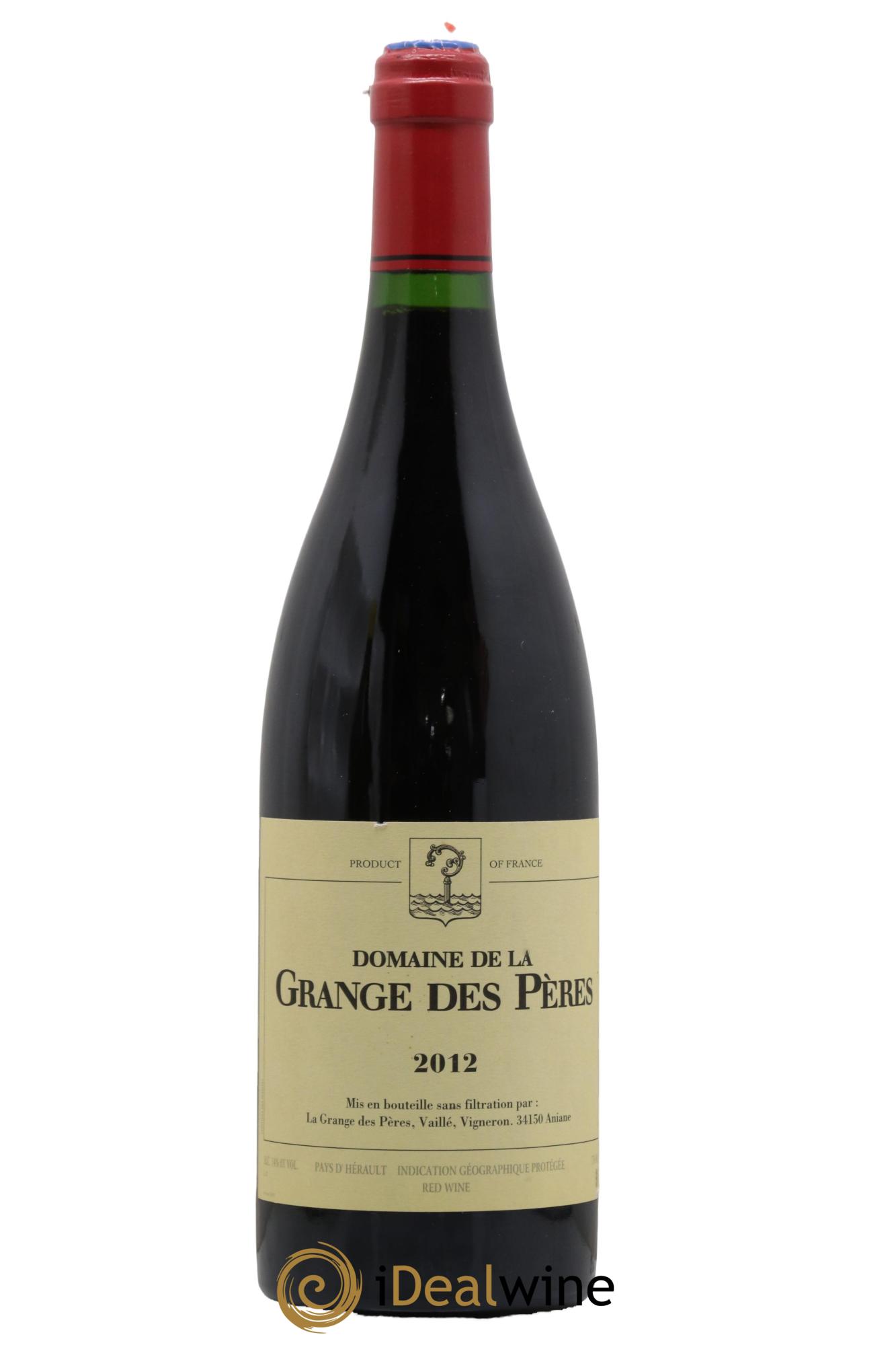 IGP Pays d'Hérault Grange des Pères Laurent Vaillé 2012 - Lot of 1 bottle - 0