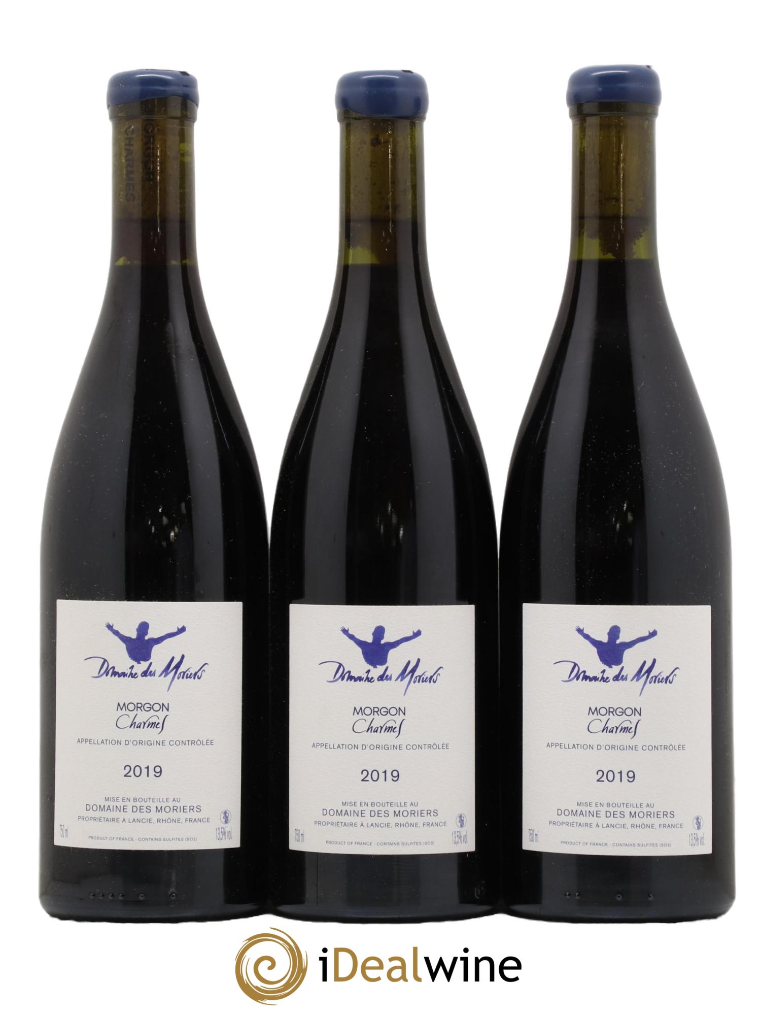 Morgon Les Charmes Domaine des Moriers 2019 - Lot de 3 bouteilles - 1