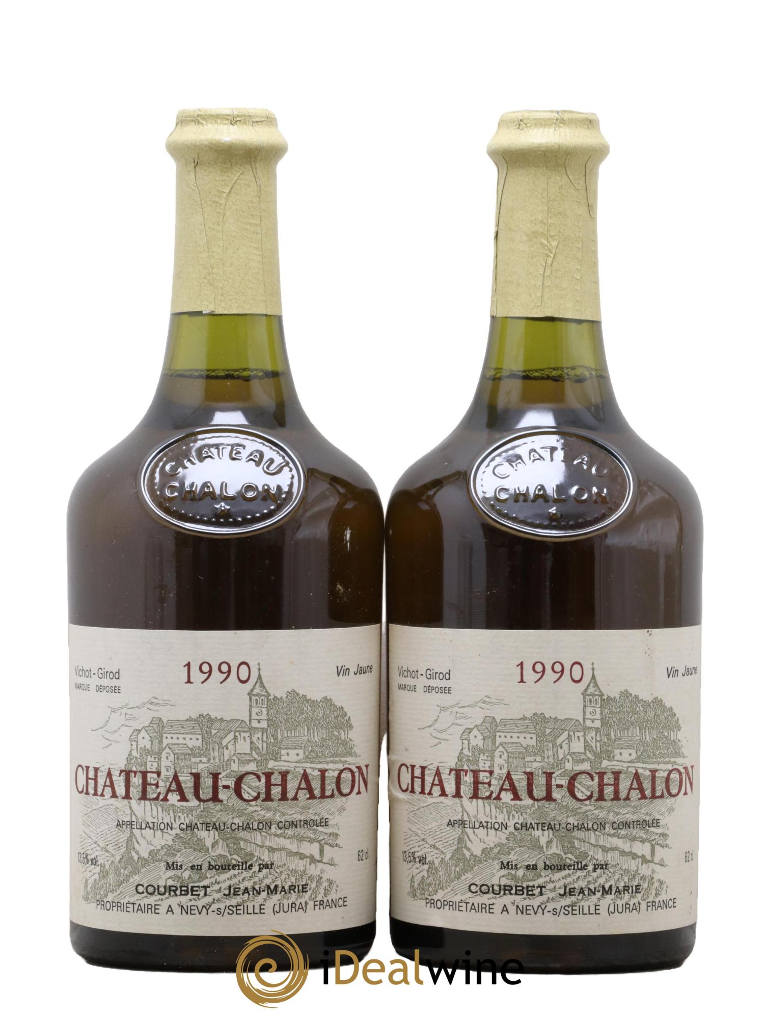 Château-Chalon Courbet 1990 - Lot de 2 clavelins - 0