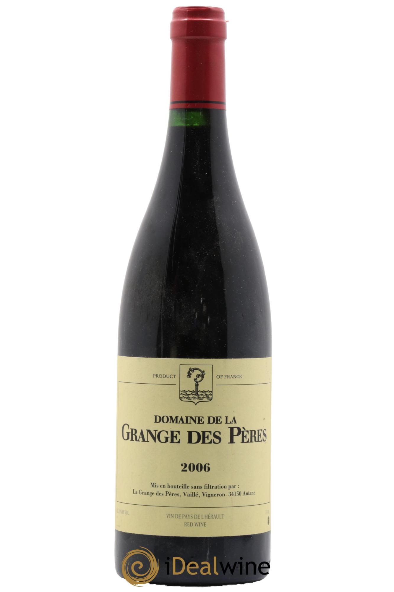 IGP Pays d'Hérault Grange des Pères Laurent Vaillé  2006 - Lot of 1 bottle - 0