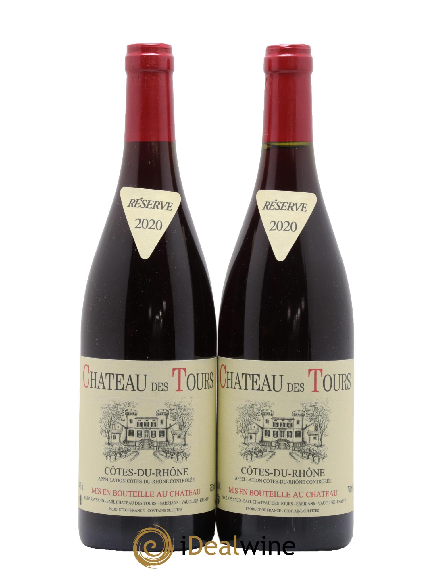 Côtes du Rhône Château des Tours Emmanuel Reynaud 2020 - Posten von 2 Flaschen - 0