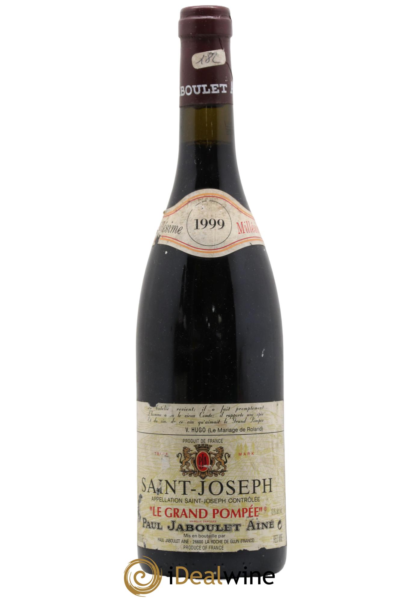 Saint-Joseph Le Grand Pompée Paul Jaboulet Ainé  1999 - Lot de 1 bouteille - 0