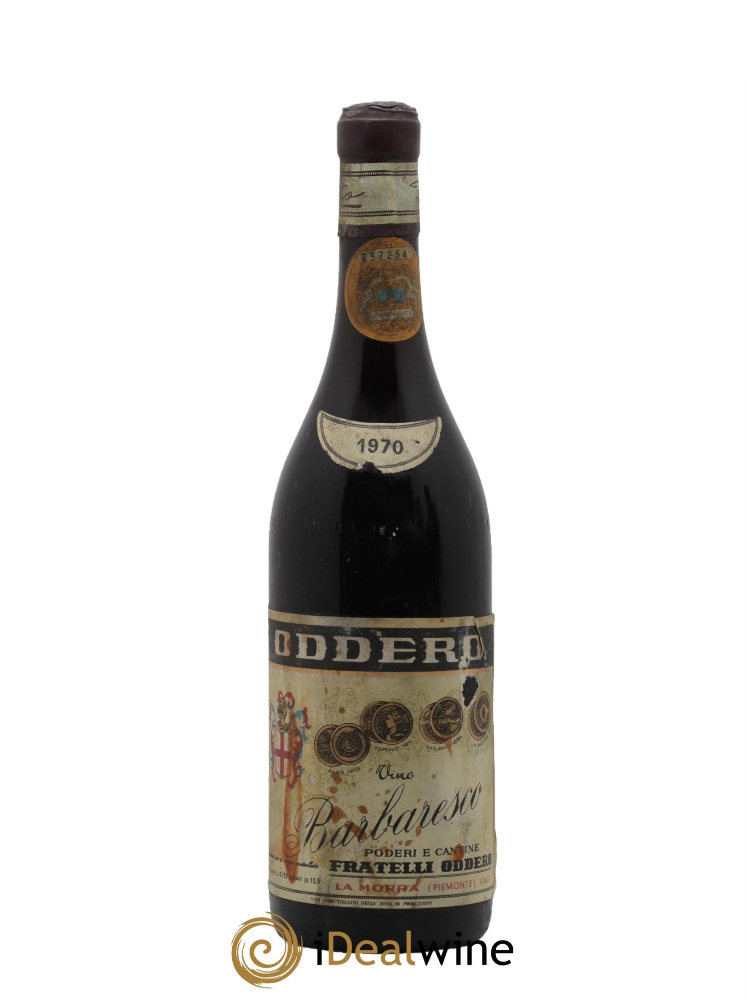 Barbaresco DOCG Oddero 1970 - Lot of 1 bottle - 0