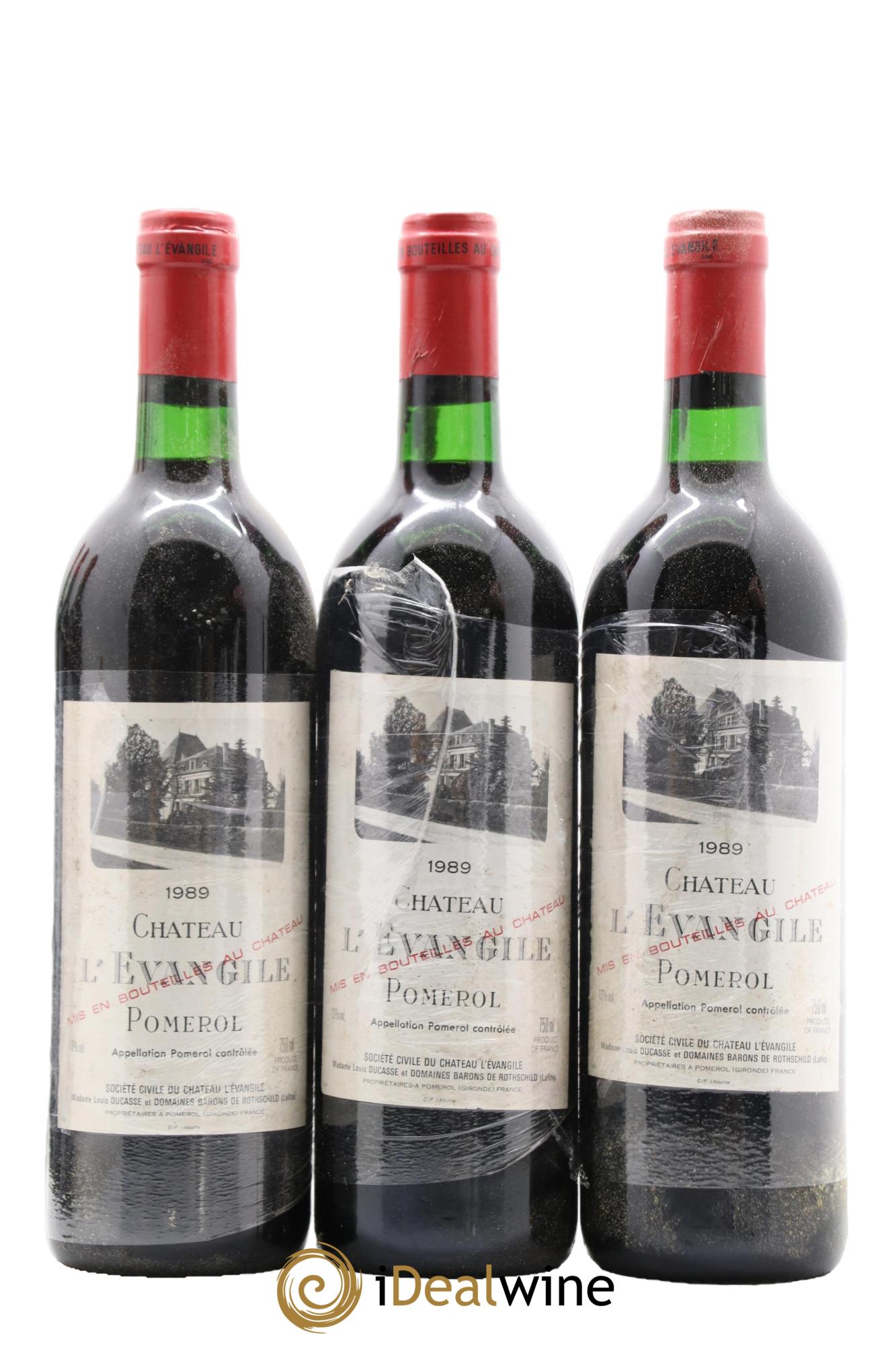 Château l' Évangile 1989 - Lot de 12 bouteilles - 5