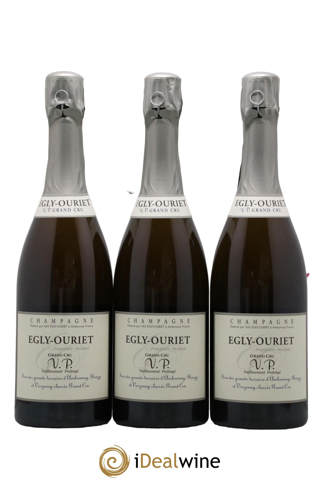 Extra Brut VP Egly-Ouriet - Lot of 3 bottles - 0