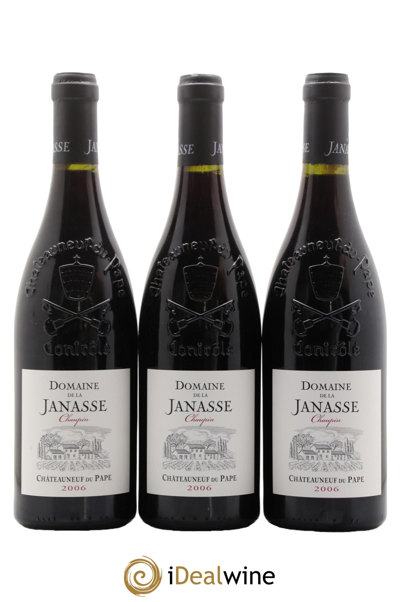 Châteauneuf-du-Pape Cuvée Chaupin La Janasse (Domaine de) 2006 - Lot de 3 bouteilles - 0