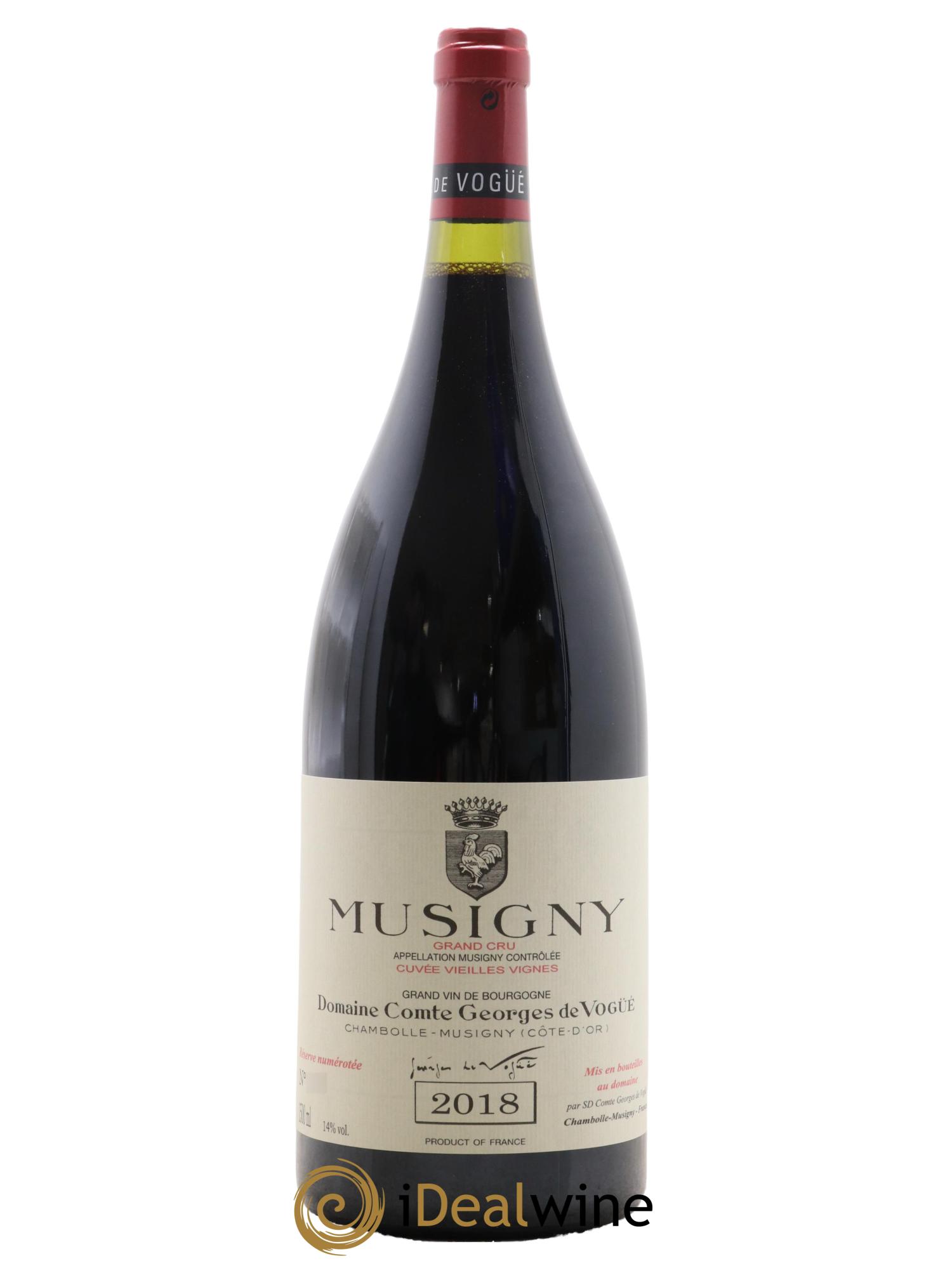 Musigny Grand Cru Cuvée Vieilles Vignes Comte Georges de Vogüé  2018 - Lot of 1 magnum - 1