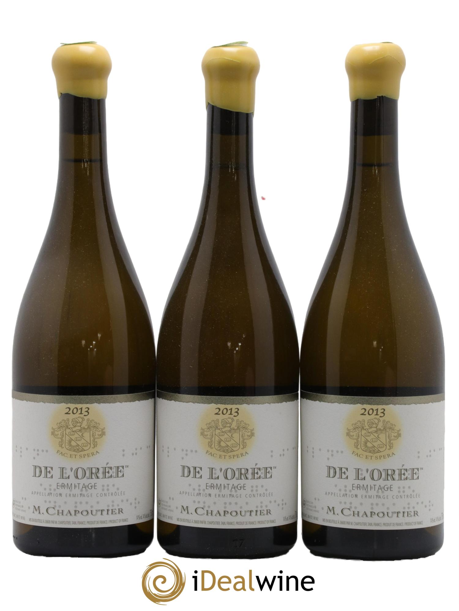 Hermitage Ermitage de l'Orée Chapoutier 2013 - Lotto di 6 bottiglie - 1